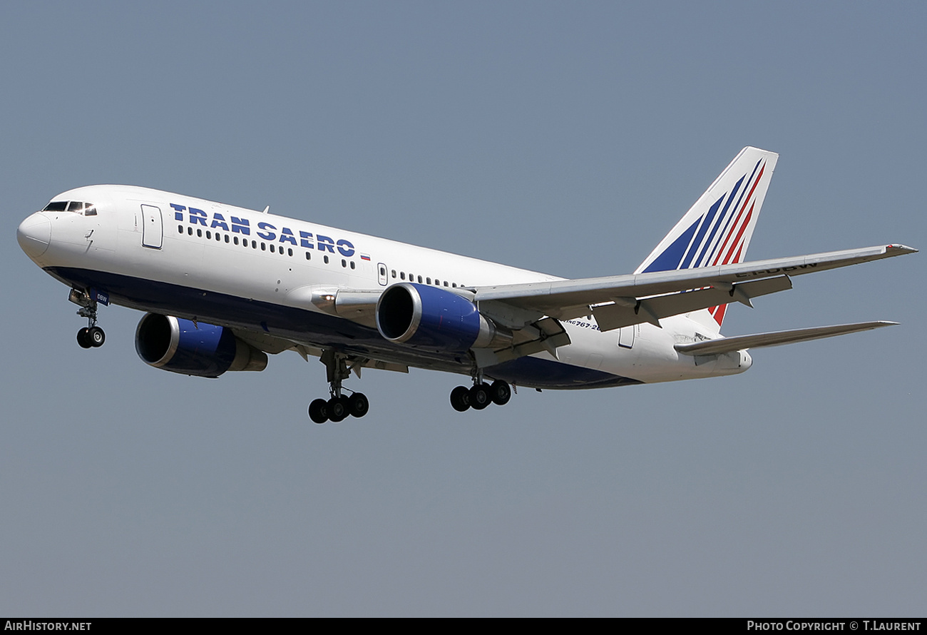 Aircraft Photo of EI-DBW | Boeing 767-201/ER | Transaero Airlines | AirHistory.net #215921