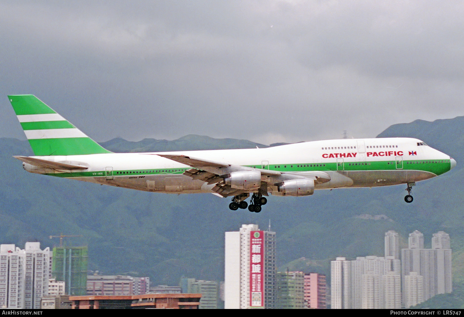 Aircraft Photo of VR-HIK | Boeing 747-367 | Cathay Pacific Airways | AirHistory.net #215925