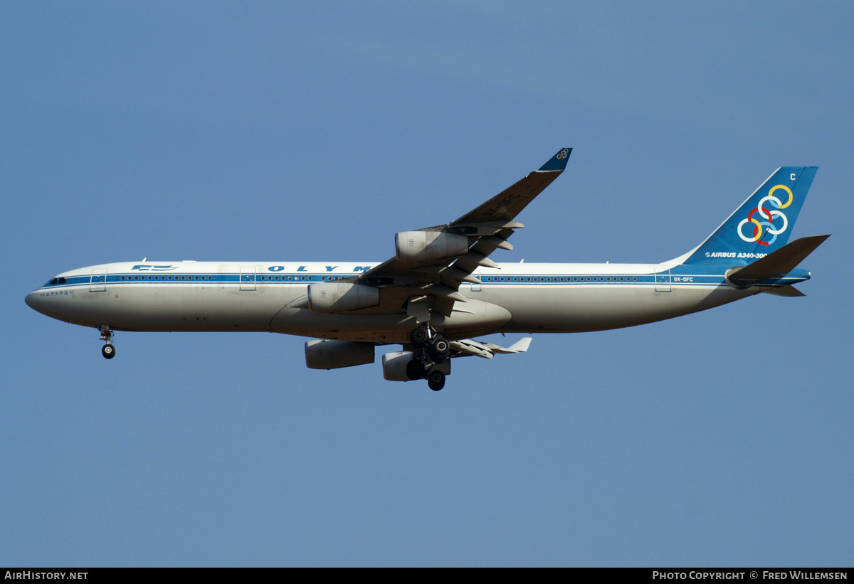 Aircraft Photo of SX-DFC | Airbus A340-313 | Olympic | AirHistory.net #215927