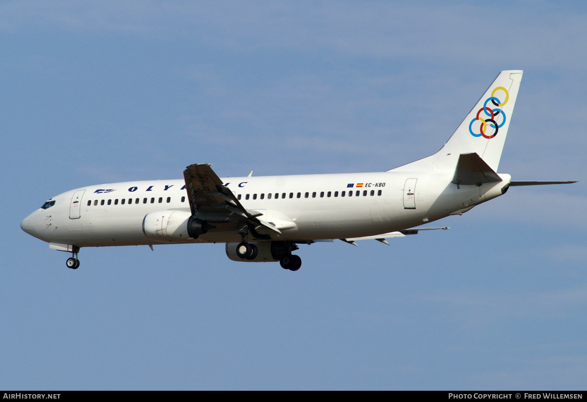 Aircraft Photo of EC-KBO | Boeing 737-4Y0 | Olympic | AirHistory.net #215928