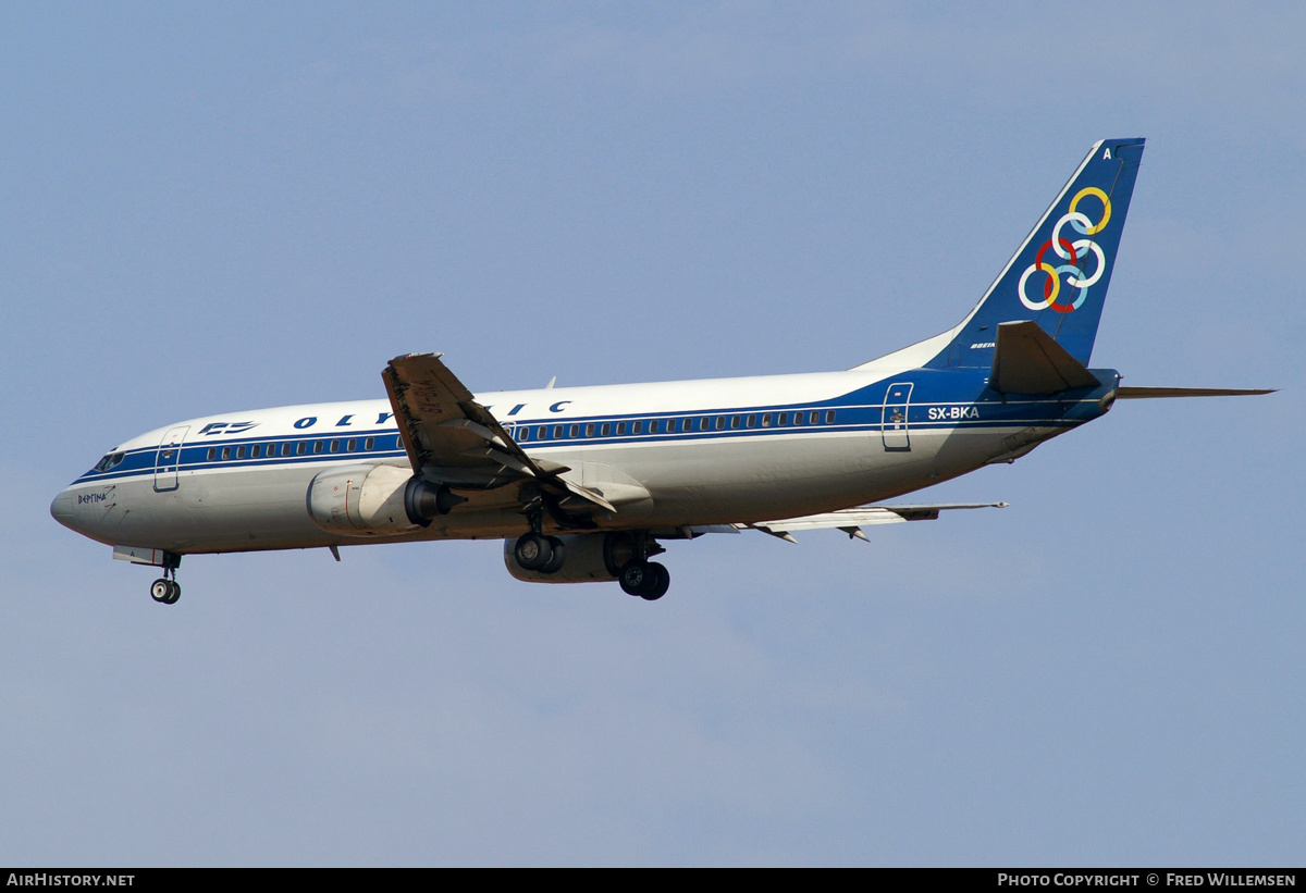 Aircraft Photo of SX-BKA | Boeing 737-484 | Olympic | AirHistory.net #215944