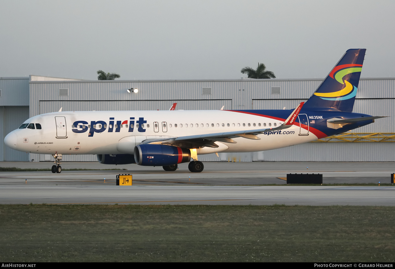 Aircraft Photo of N635NK | Airbus A320-232 | Spirit Airlines | AirHistory.net #215960