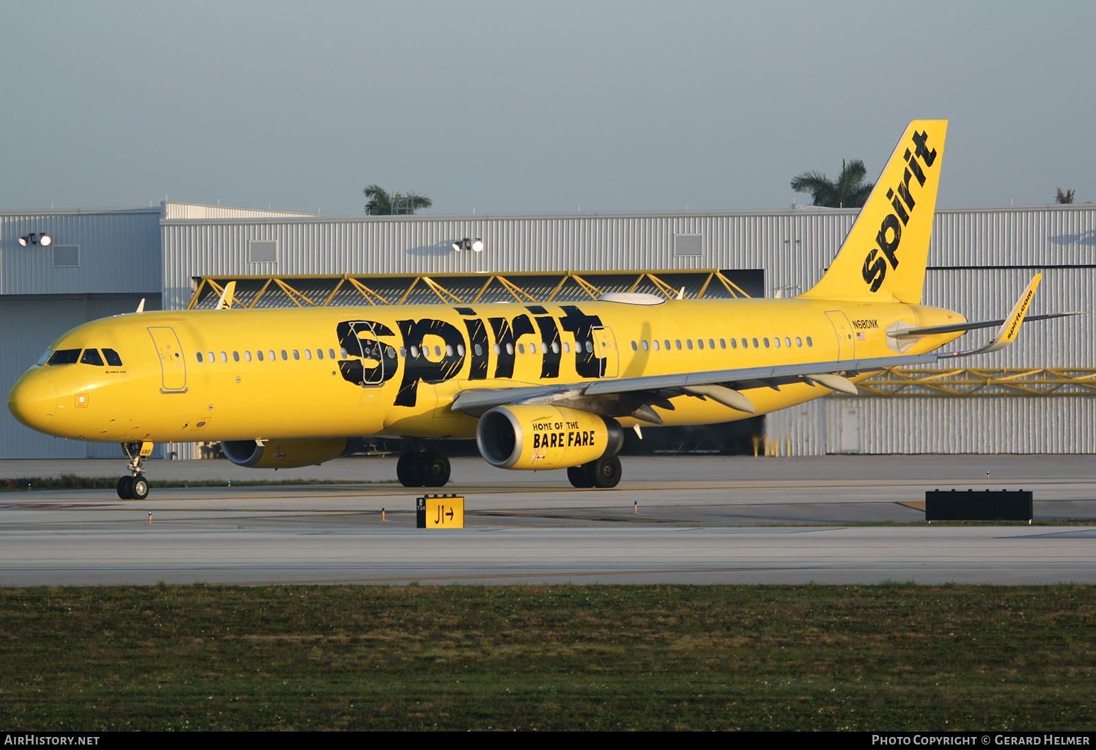 Aircraft Photo of N680NK | Airbus A321-231 | Spirit Airlines | AirHistory.net #215986