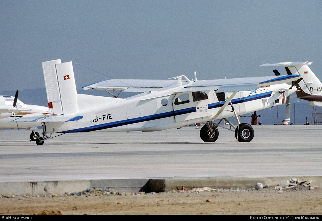 Aircraft Photo of HB-FIE | Pilatus PC-6/B2-H4 Turbo Porter | Zimex Aviation | AirHistory.net #216010