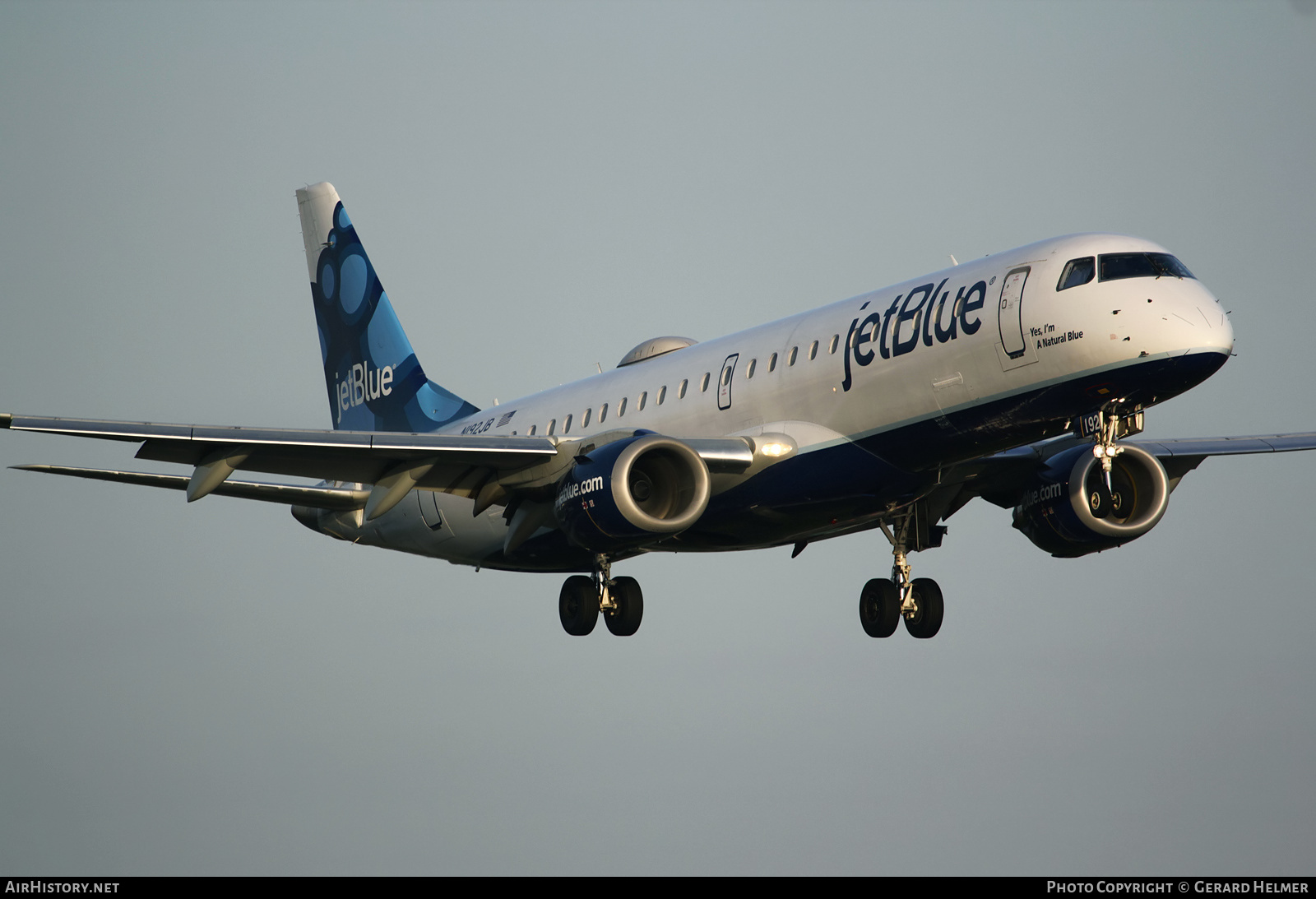 Aircraft Photo of N192JB | Embraer 190AR (ERJ-190-100IGW) | JetBlue Airways | AirHistory.net #216012