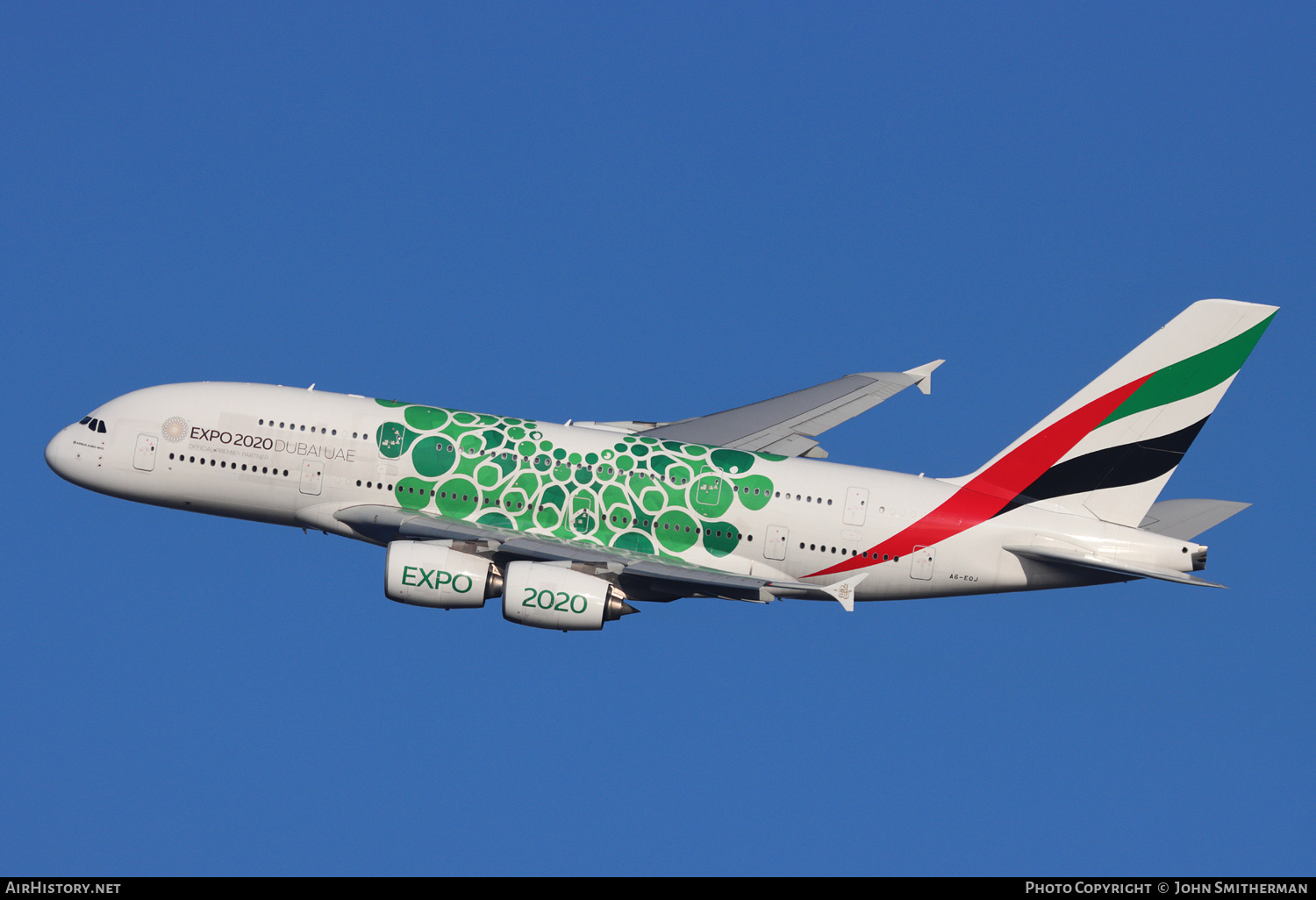 Aircraft Photo of A6-EOJ | Airbus A380-861 | Emirates | AirHistory.net #216041