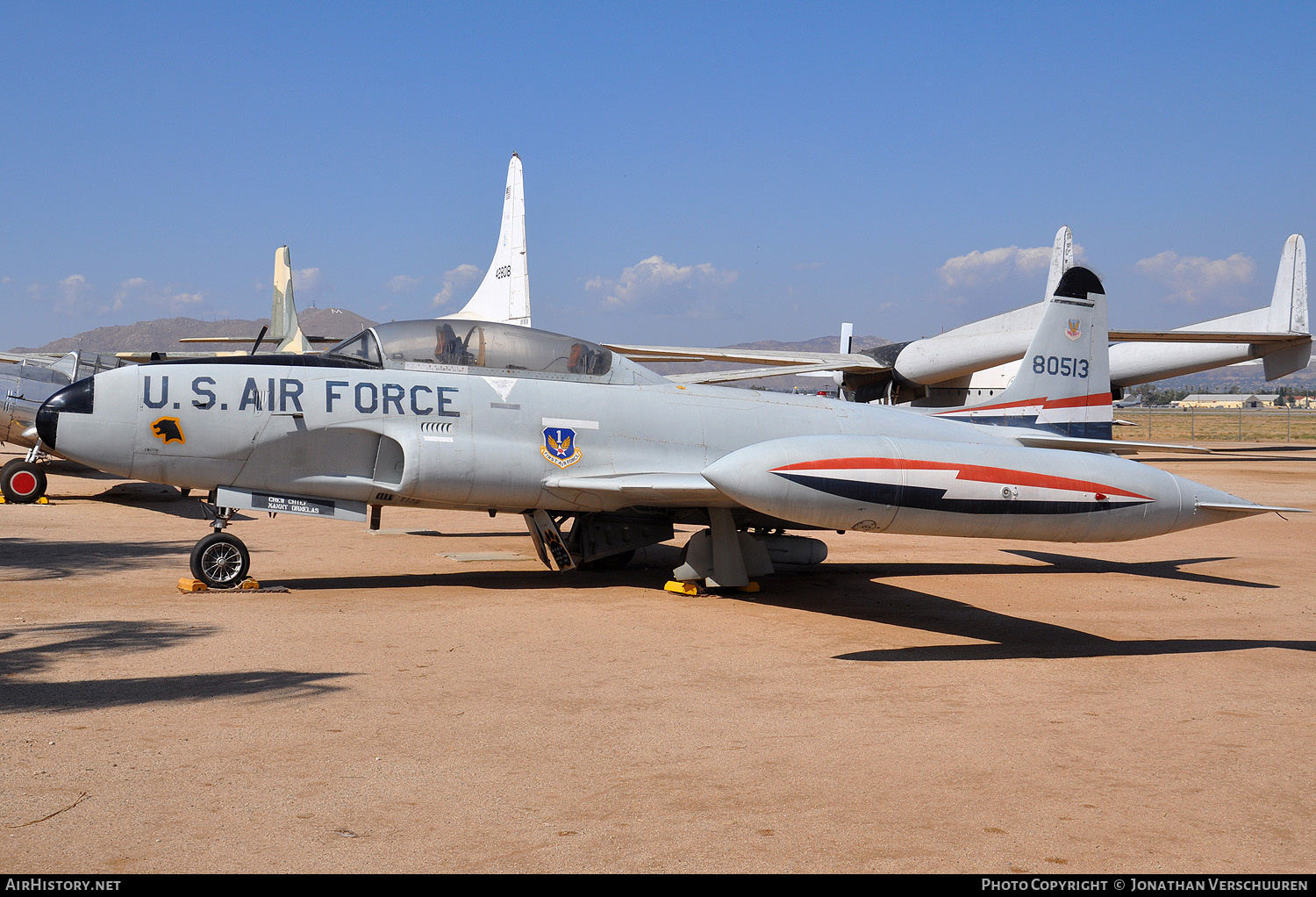 Aircraft Photo of 58-0513 / 80513 | Lockheed T-33A | USA - Air Force | AirHistory.net #216042