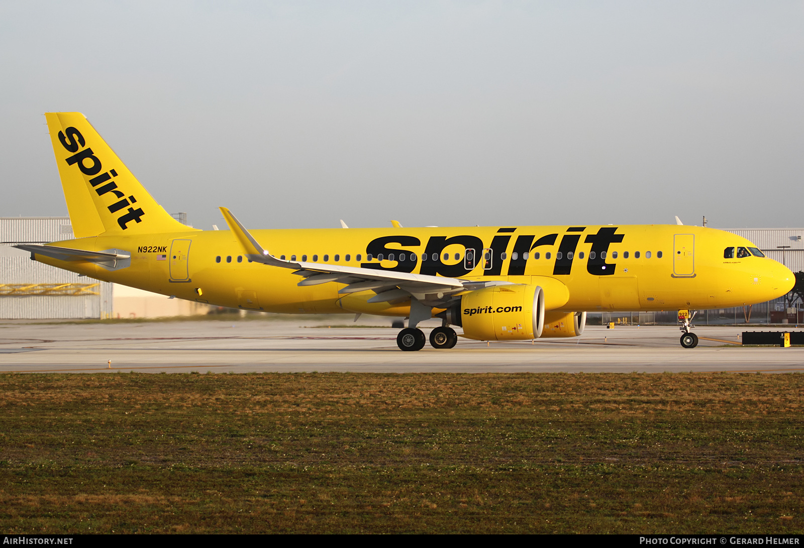Aircraft Photo of N922NK | Airbus A320-271N | Spirit Airlines | AirHistory.net #216068