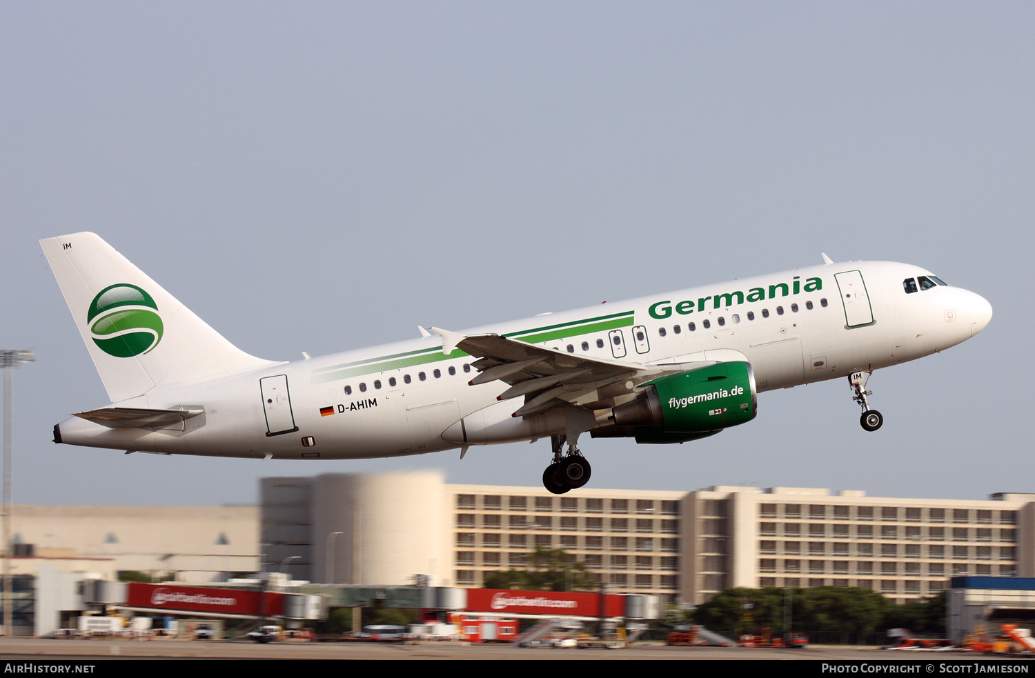 Aircraft Photo of D-AHIM | Airbus A319-112 | Germania | AirHistory.net #216078