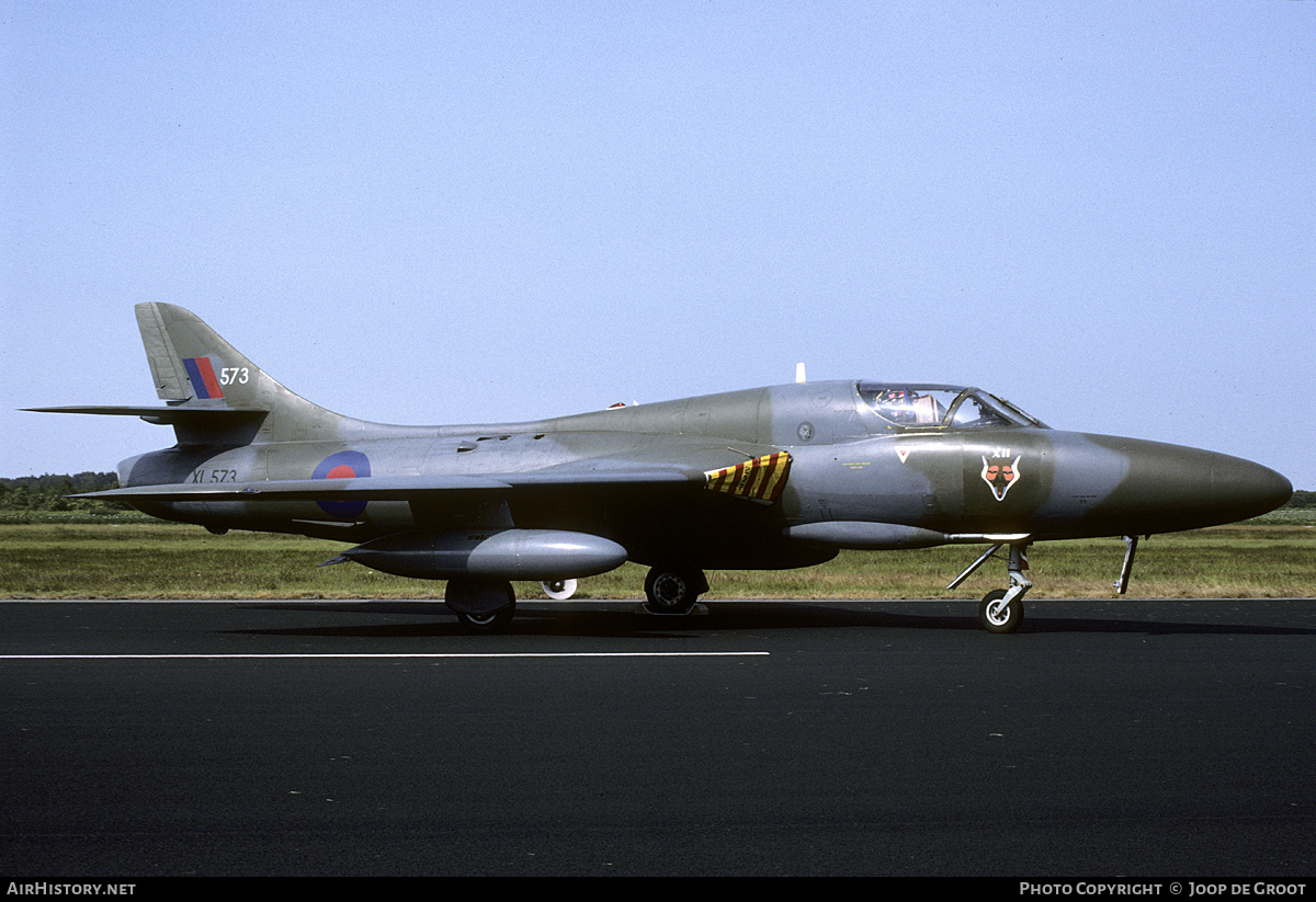 Aircraft Photo of XL573 | Hawker Hunter T7 | UK - Air Force | AirHistory.net #216095