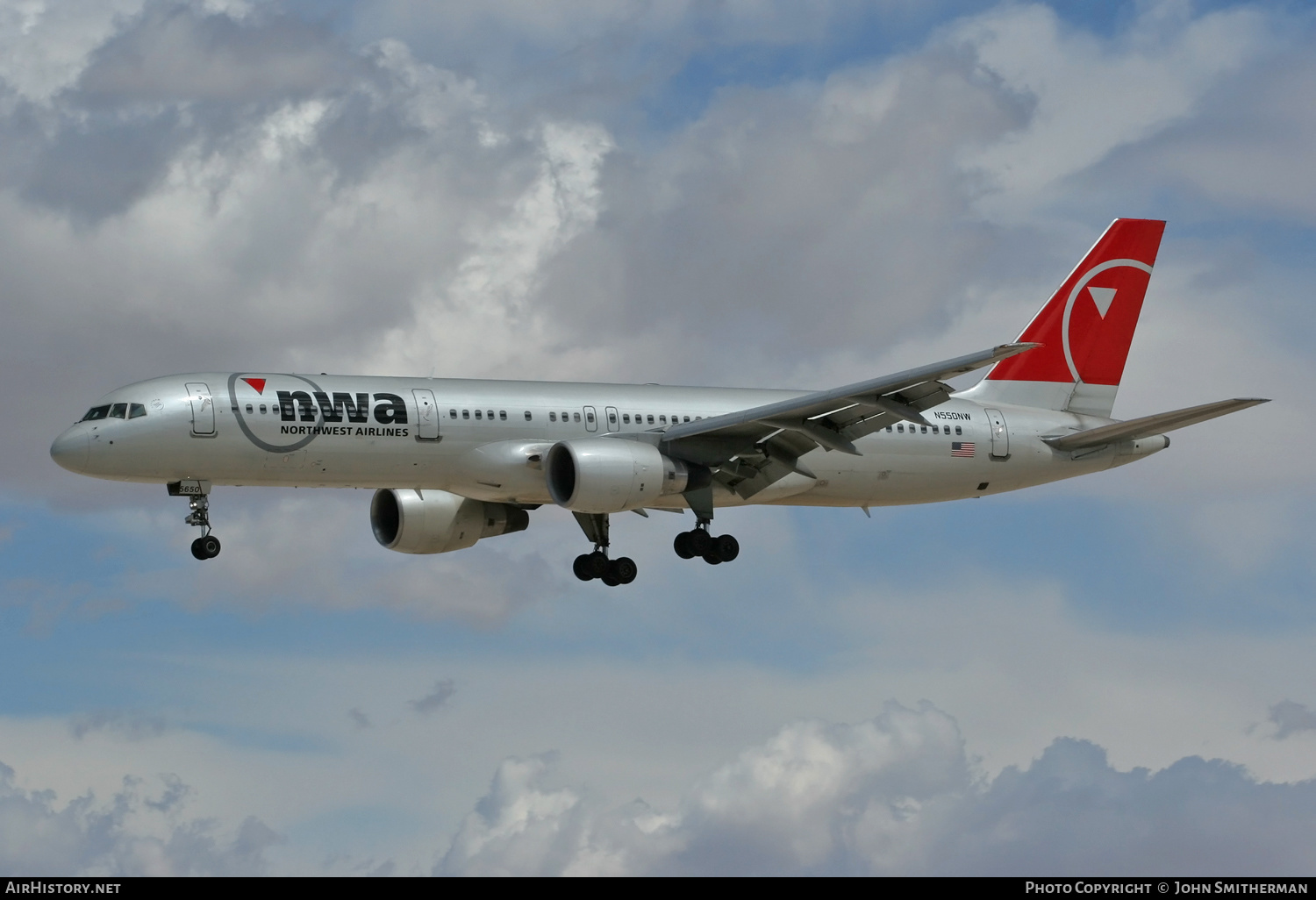 Aircraft Photo of N550NW | Boeing 757-251 | Northwest Airlines | AirHistory.net #216103