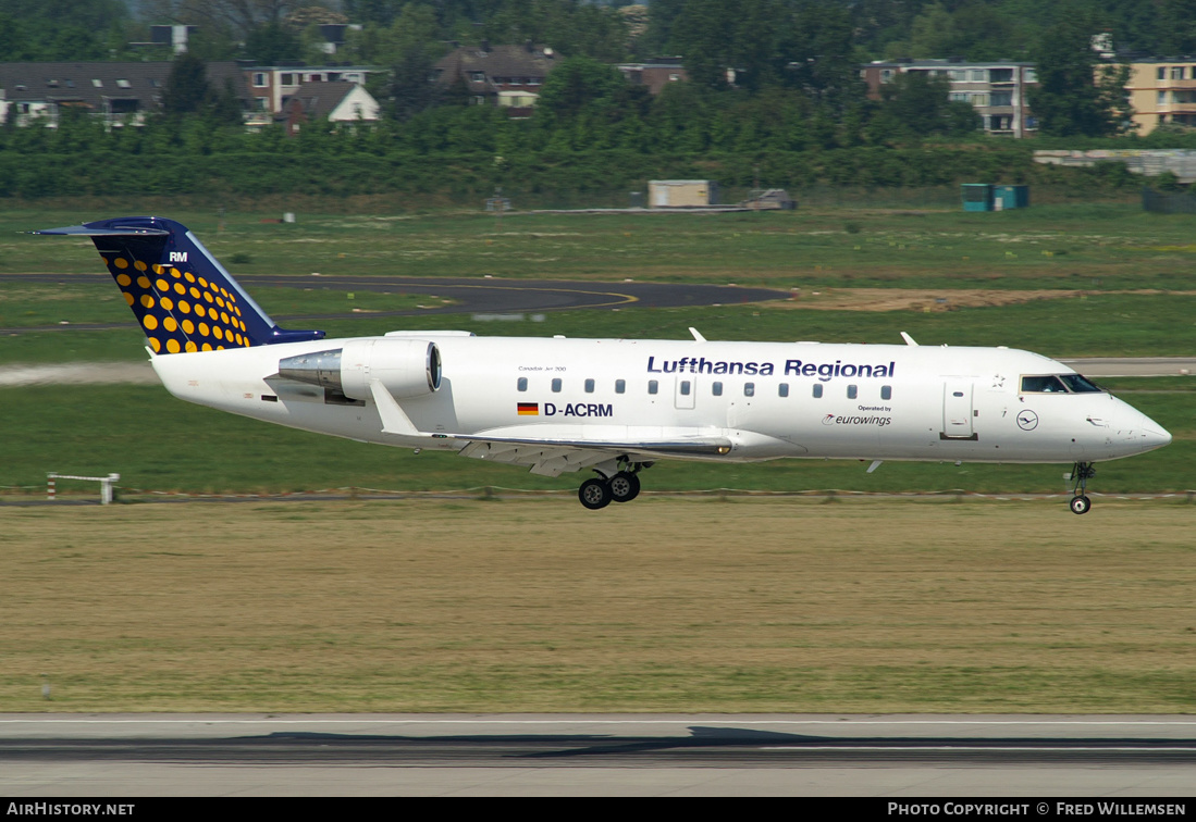 Aircraft Photo of D-ACRM | Bombardier CRJ-200LR (CL-600-2B19) | Lufthansa Regional | AirHistory.net #216104