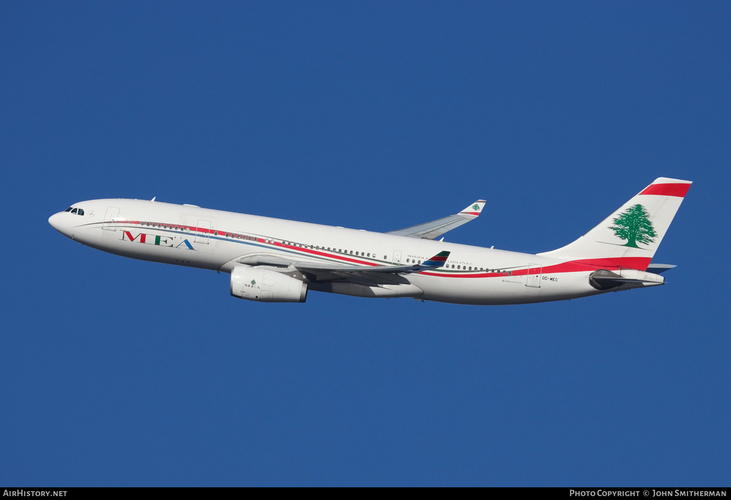 Aircraft Photo of OD-MEC | Airbus A330-243 | MEA - Middle East Airlines | AirHistory.net #216109