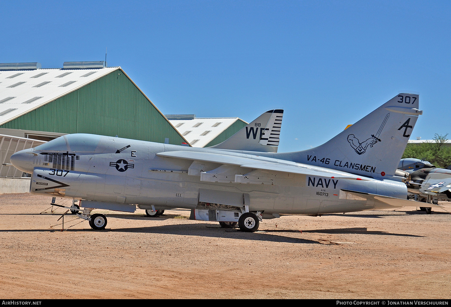 Aircraft Photo of 160713 | Vought A-7E Corsair II | USA - Navy | AirHistory.net #216119