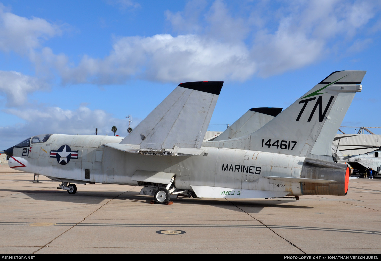 Aircraft Photo of 144617 | Vought RF-8G Crusader | USA - Marines | AirHistory.net #216143