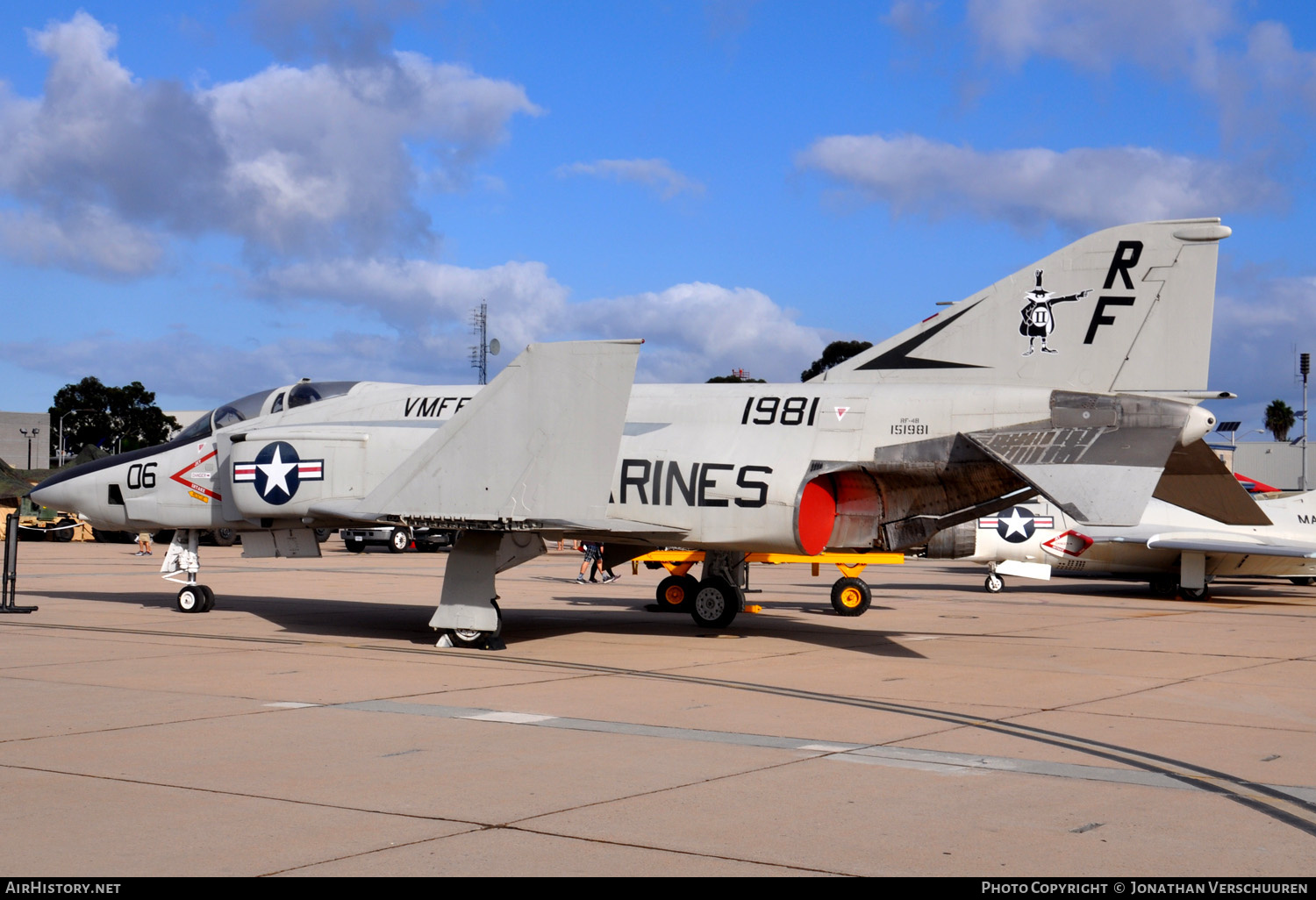 Aircraft Photo of 151981 | McDonnell RF-4B Phantom II | USA - Marines | AirHistory.net #216144
