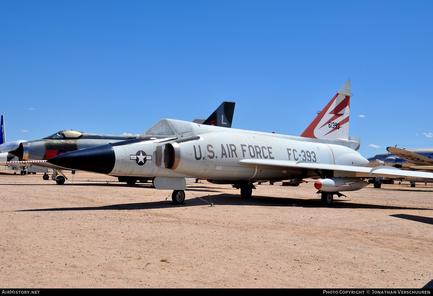 Aircraft Photo of 56-1393 / 61393 | Convair F-102A Delta Dagger | USA - Air Force | AirHistory.net #216165