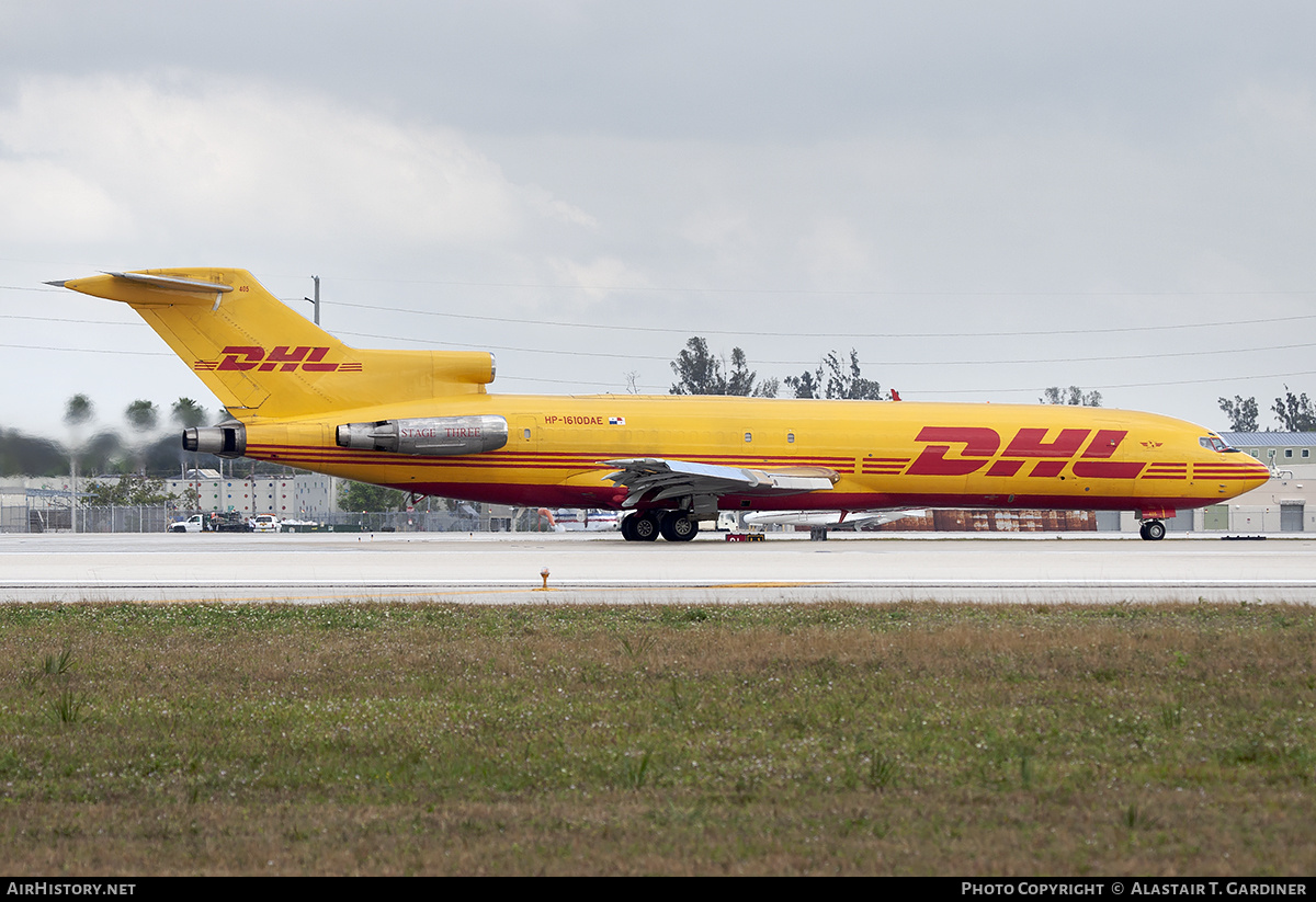 Aircraft Photo of HP-1610DAE | Boeing 727-264/Adv(F) | DHL International | AirHistory.net #216181