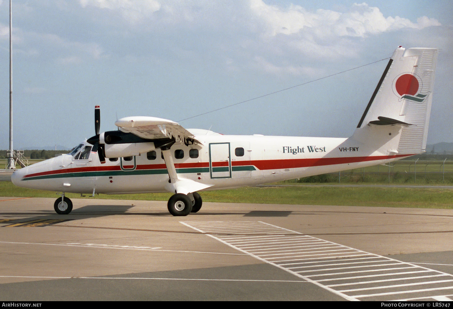 Aircraft Photo of VH-FNY | De Havilland Canada DHC-6-300 Twin Otter | Flight West Airlines | AirHistory.net #216184