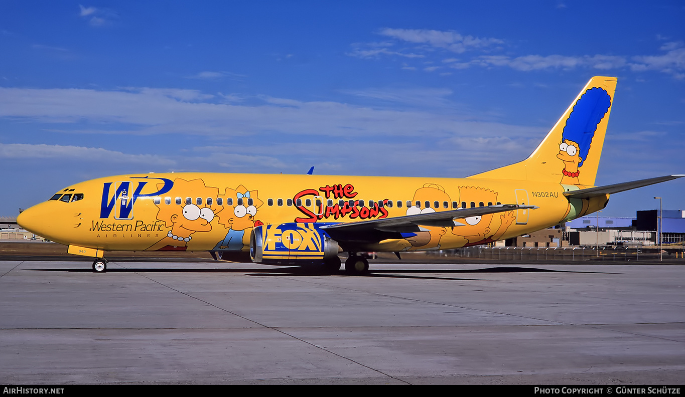Aircraft Photo of N302AU | Boeing 737-301 | Western Pacific Airlines | AirHistory.net #216206