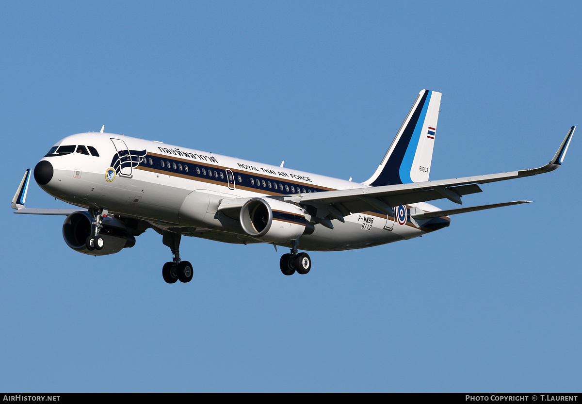 Aircraft Photo of F-WWBB | Airbus ACJ320 (A320-214/CJ) | Thailand - Air Force | AirHistory.net #216224