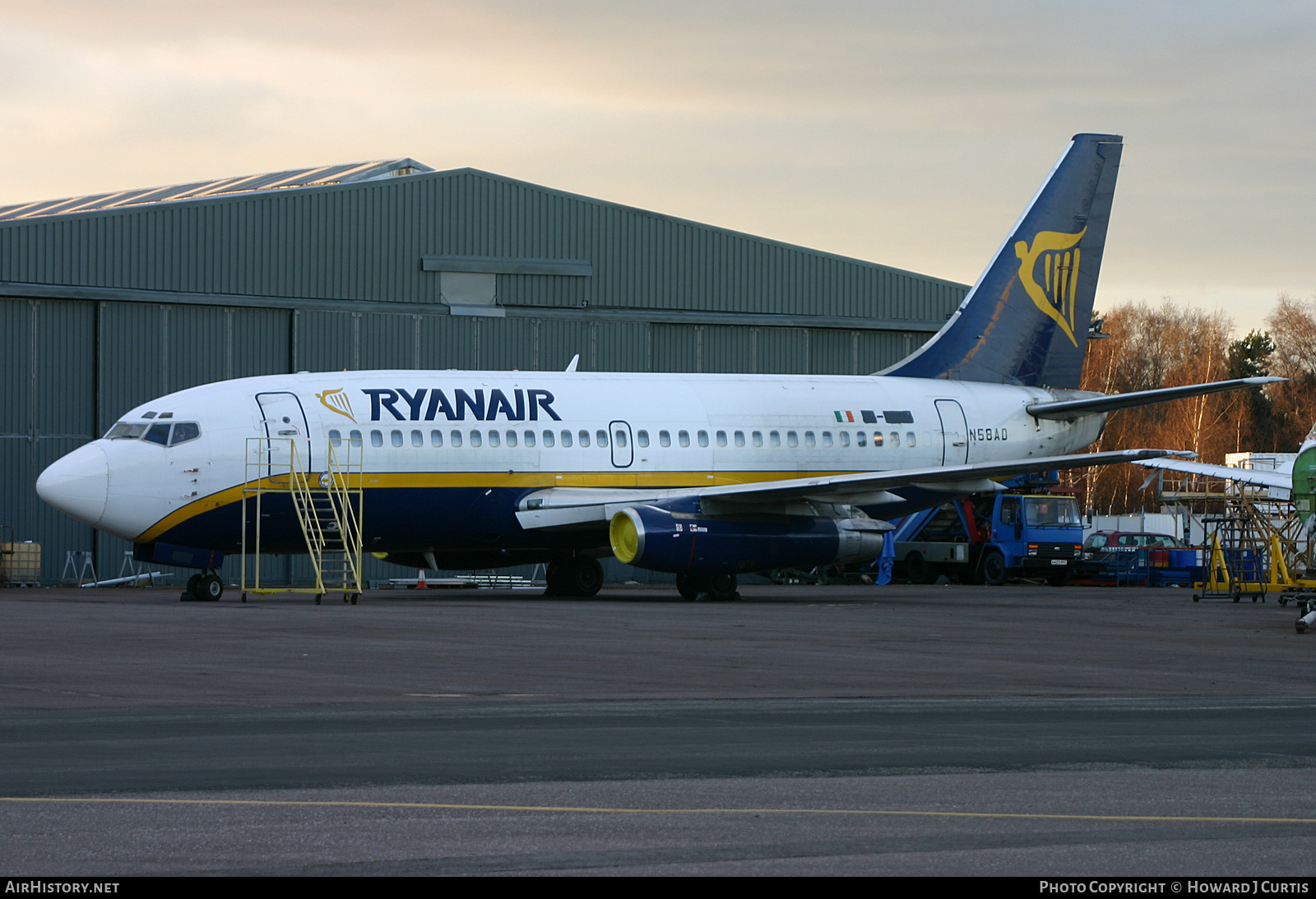 Aircraft Photo of N58AD | Boeing 737-204/Adv | Ryanair | AirHistory.net #216238