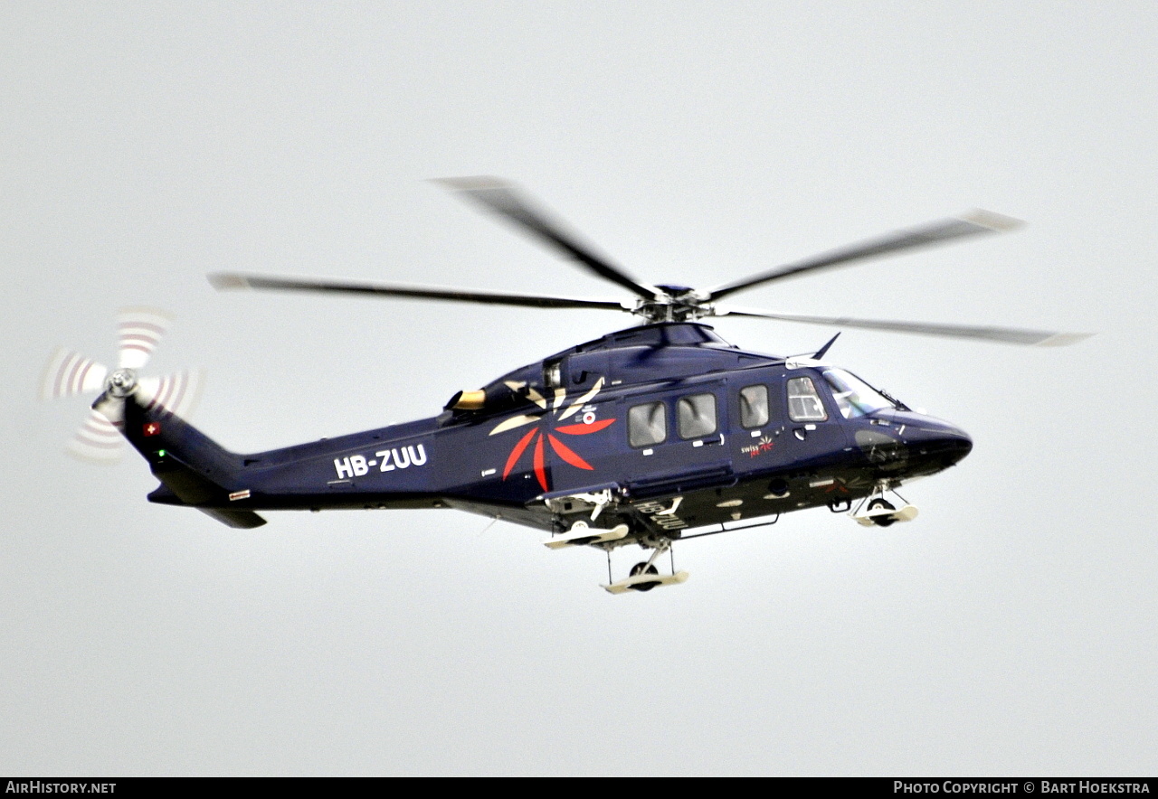 Aircraft Photo of HB-ZUU | AgustaWestland AW-139 | Swiss Jet | AirHistory.net #216245