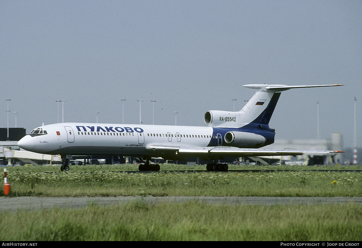 Aircraft Photo of RA-85542 | Tupolev Tu-154B-2 | Pulkovo Airlines | AirHistory.net #216281