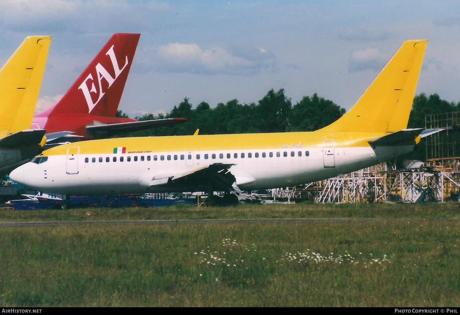 Aircraft Photo of XA-PBA | Boeing 737-2H6/Adv | AirHistory.net #216283