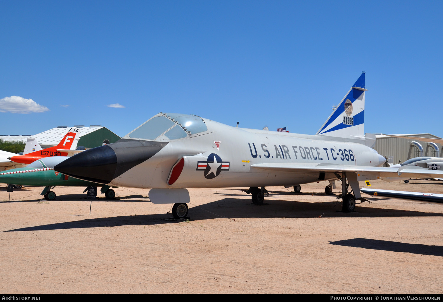 Aircraft Photo of 54-1366 / 41366 | Convair TF-102A Delta Dagger | USA - Air Force | AirHistory.net #216289