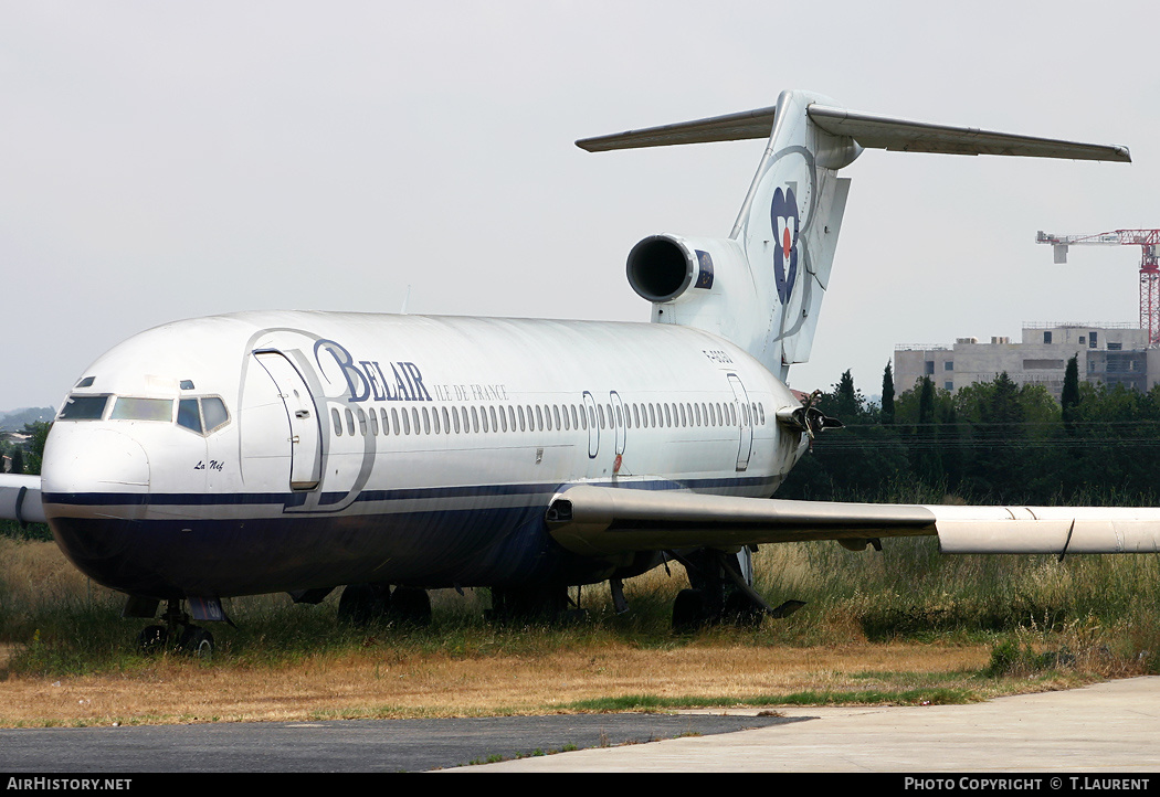 Aircraft Photo of F-GCGQ | Boeing 727-227/Adv | Belair - Ile de France | AirHistory.net #216322