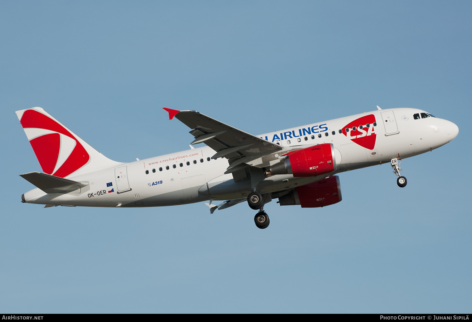 Aircraft Photo of OK-OER | Airbus A319-112 | ČSA - Czech Airlines | AirHistory.net #216324