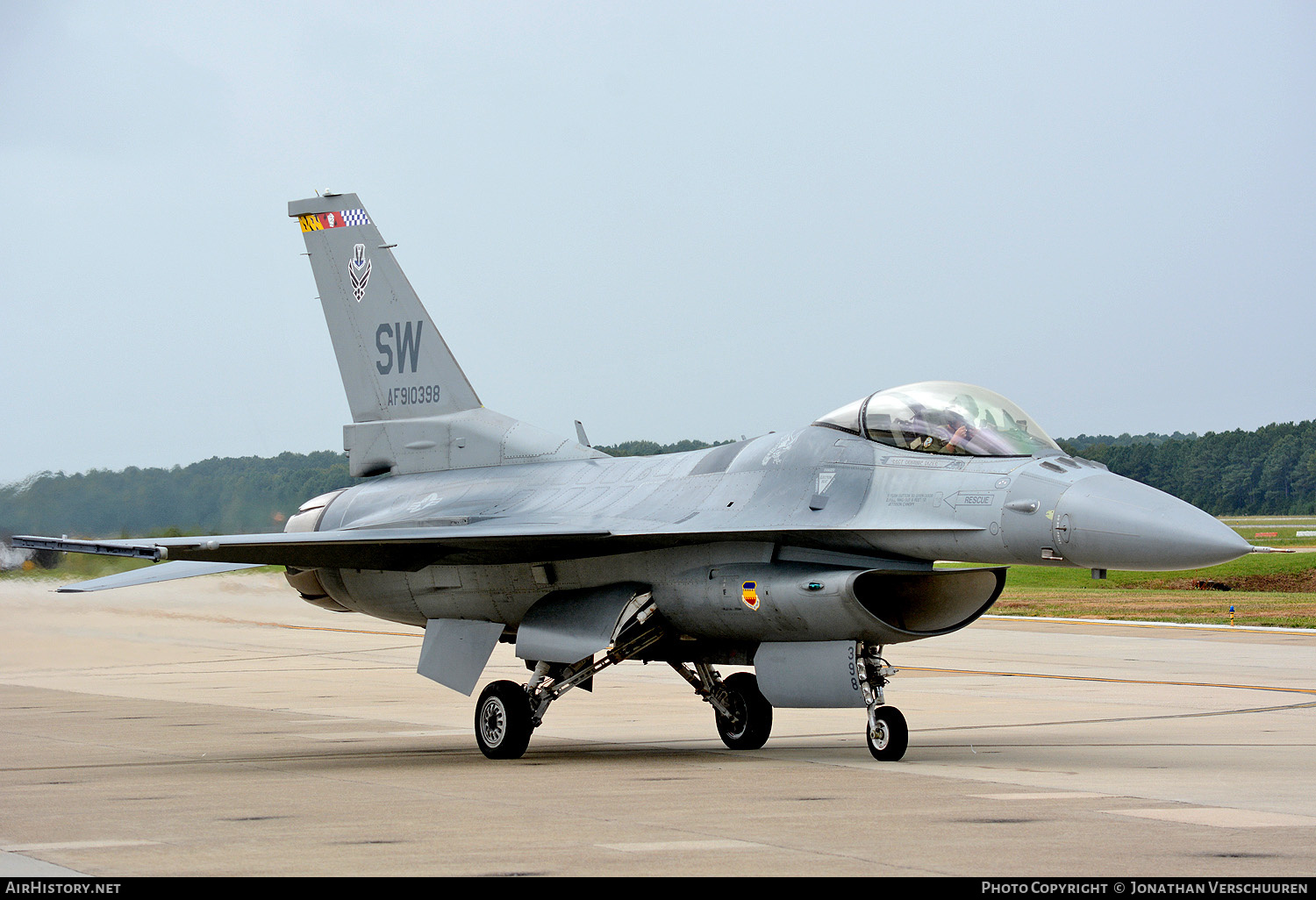 Aircraft Photo of 91-0398 / AF910398 | General Dynamics F-16CM Fighting Falcon | USA - Air Force | AirHistory.net #216336