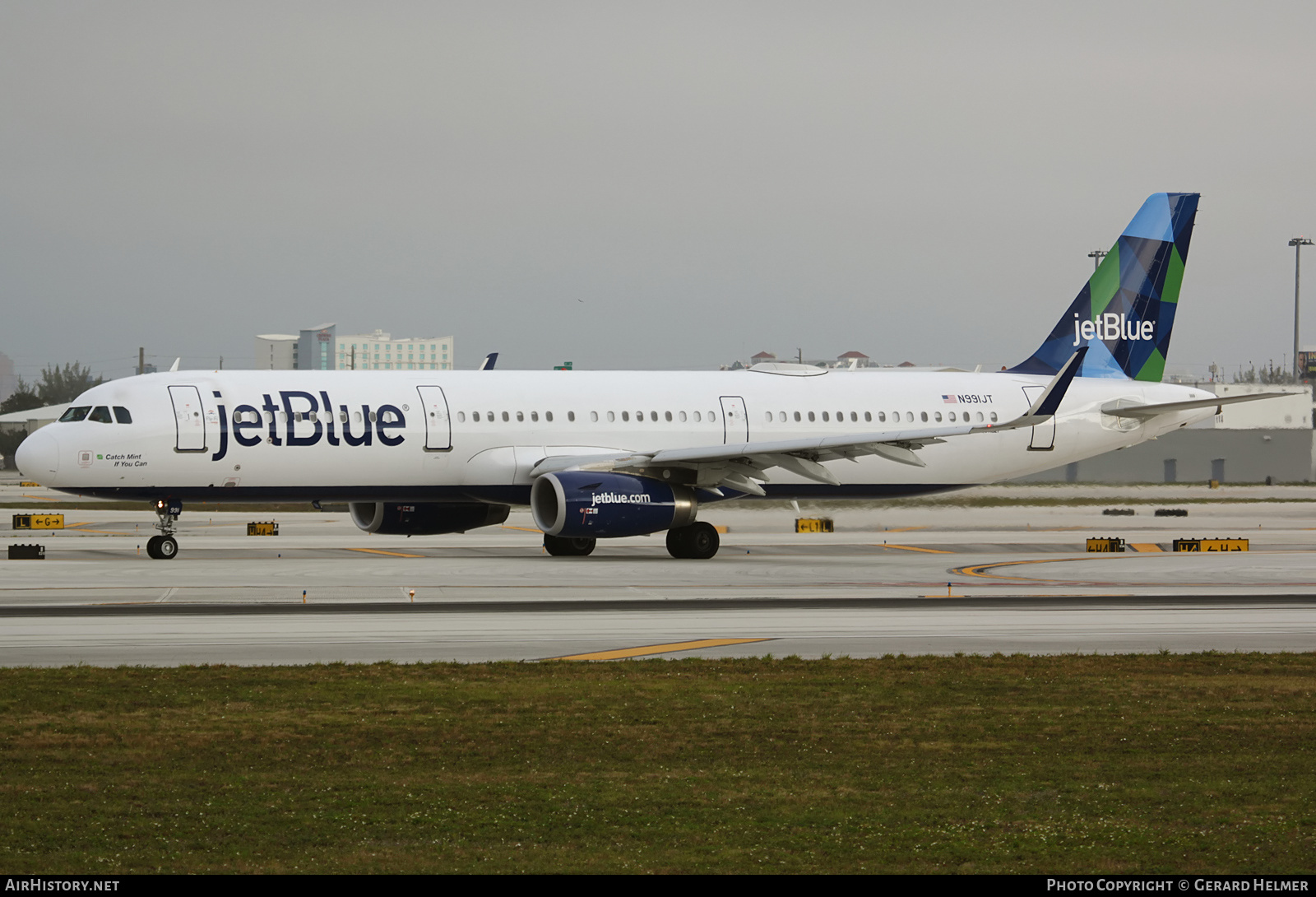 Aircraft Photo of N991JT | Airbus A321-231 | JetBlue Airways | AirHistory.net #216348