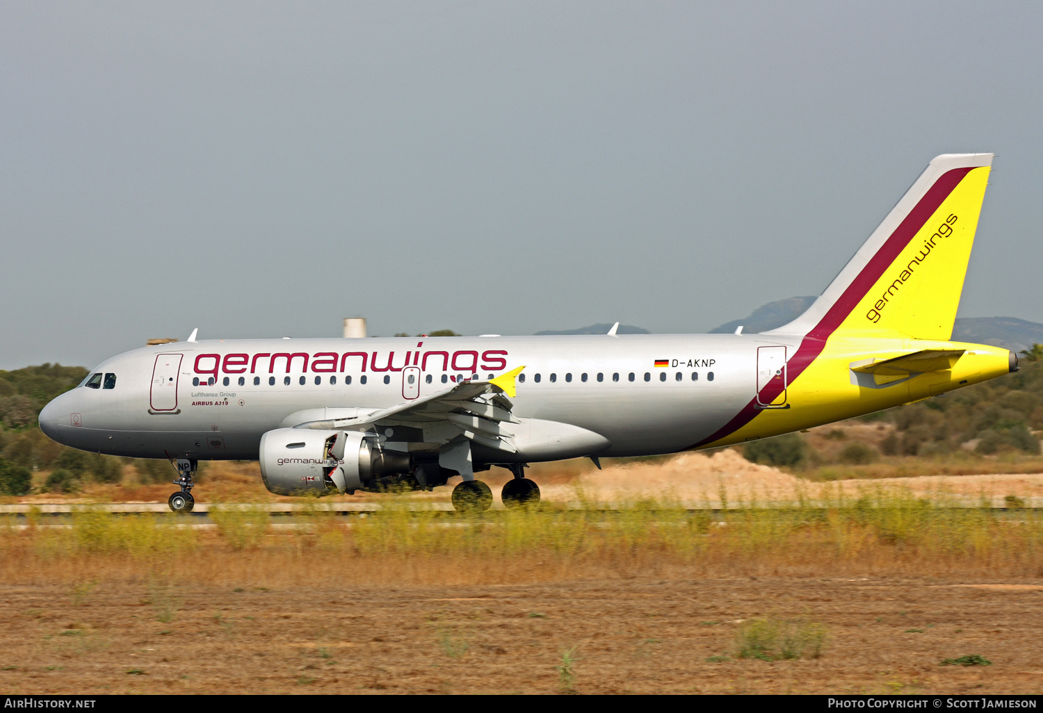 Aircraft Photo of D-AKNP | Airbus A319-112 | Germanwings | AirHistory.net #216365