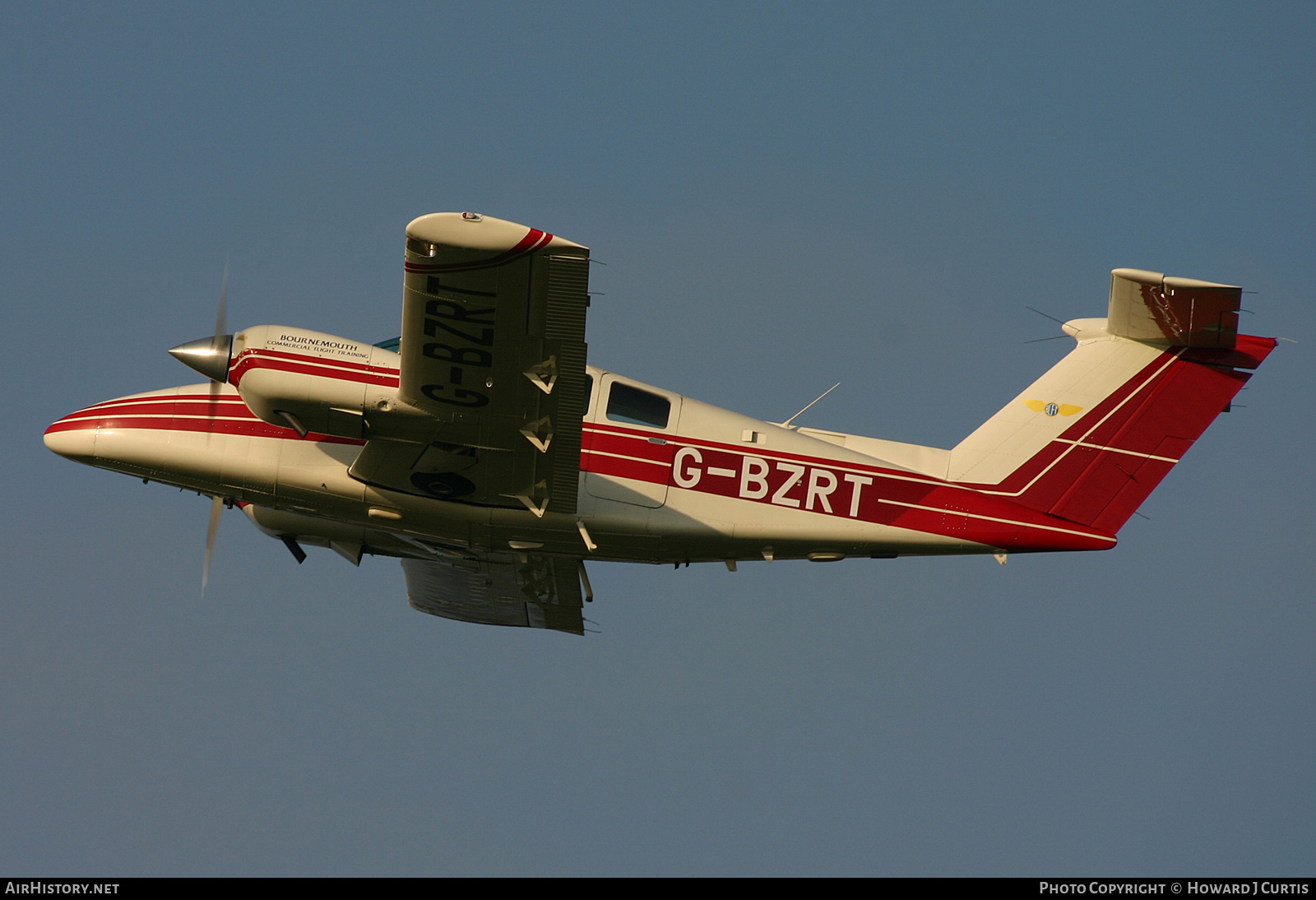 Aircraft Photo of G-BZRT | Beech 76 Duchess | Bournemouth Commercial Flight Training - BCFT | AirHistory.net #216370