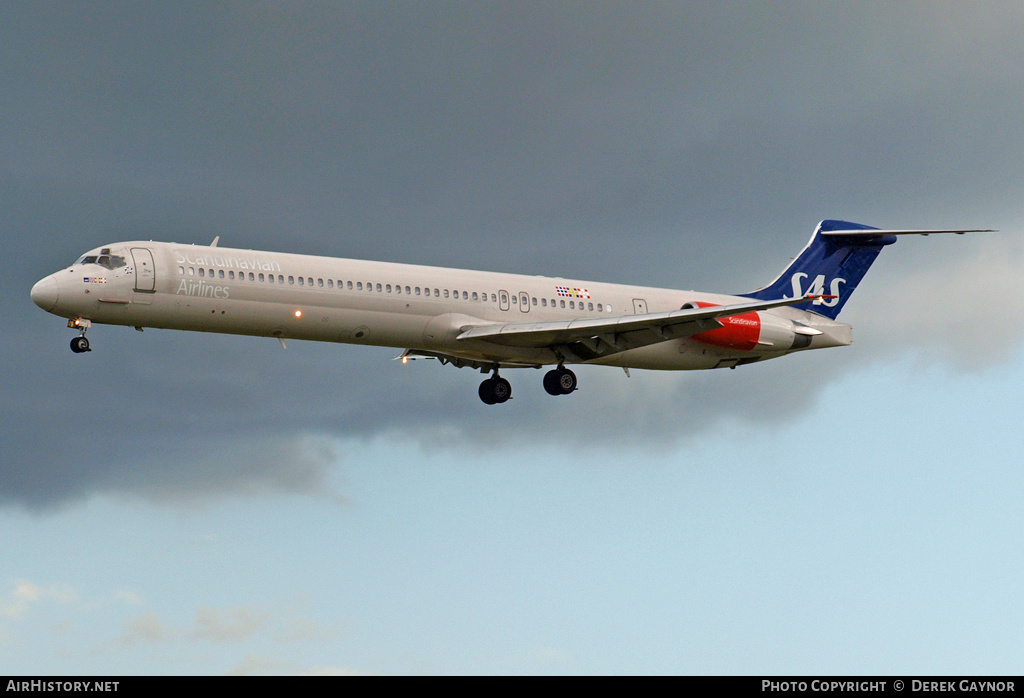 Aircraft Photo of OY-KHG | McDonnell Douglas MD-82 (DC-9-82) | Scandinavian Airlines - SAS | AirHistory.net #216371