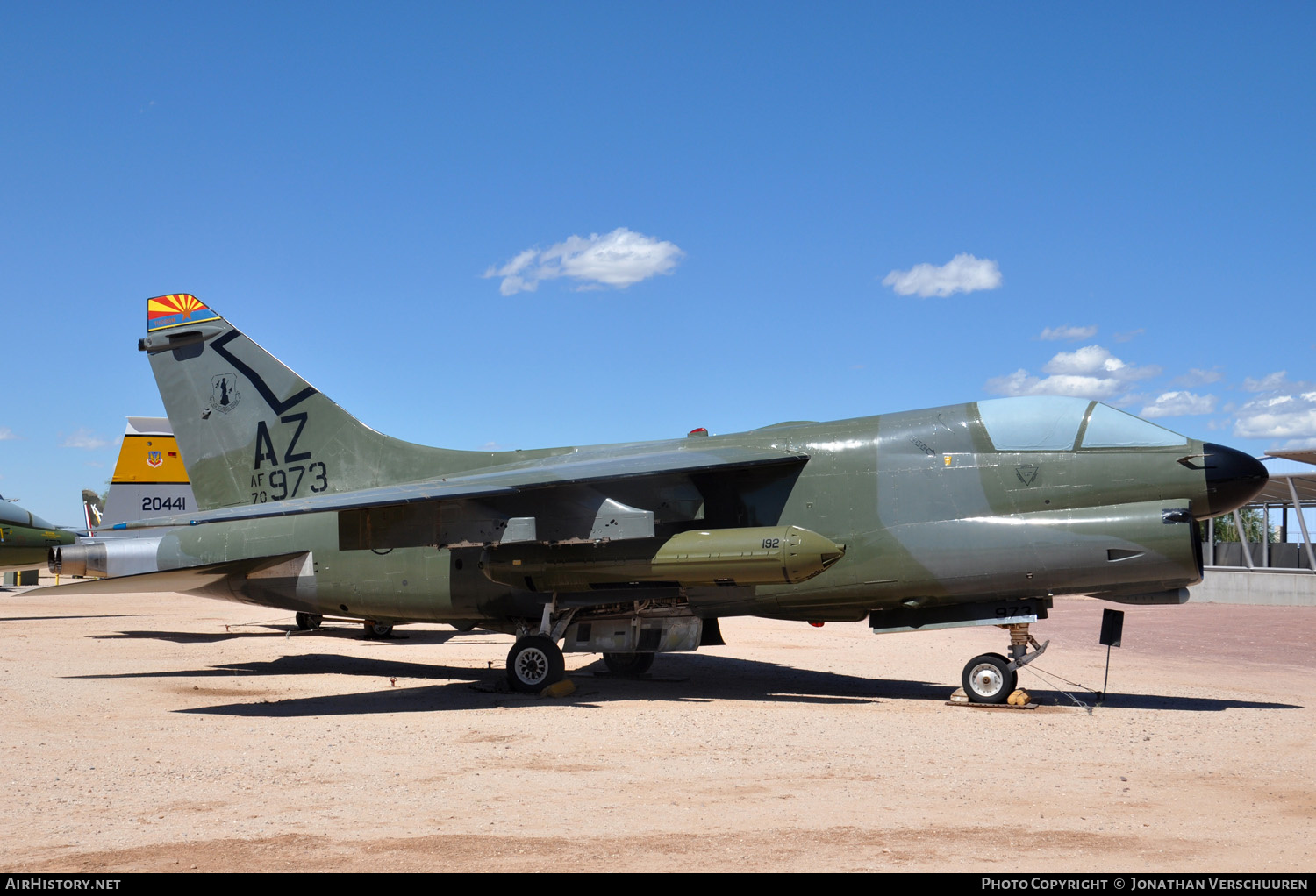 Aircraft Photo of 70-0973 / AF70-973 | LTV A-7D Corsair II | USA - Air Force | AirHistory.net #216378