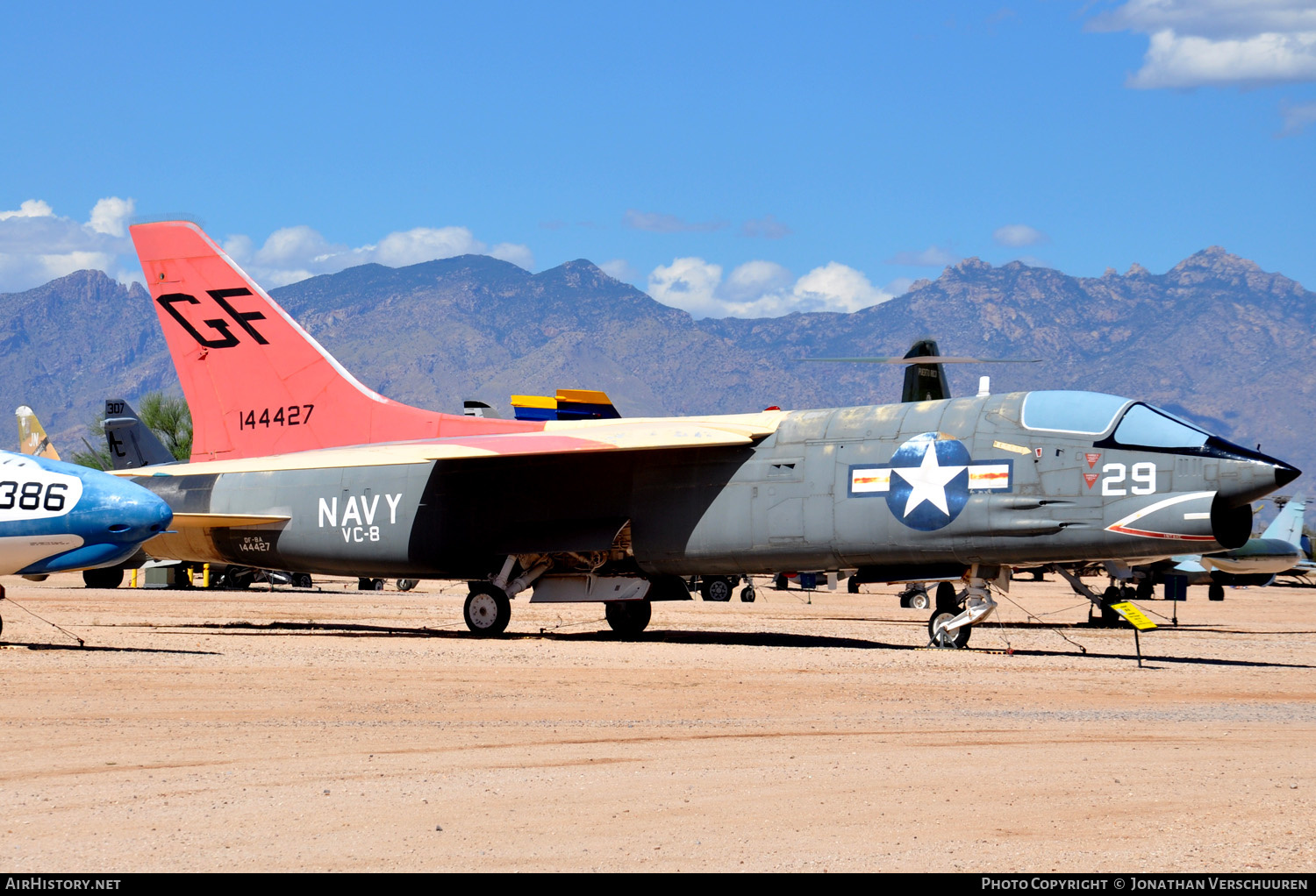 Aircraft Photo of 144427 | Vought DF-8F Crusader | USA - Navy | AirHistory.net #216380