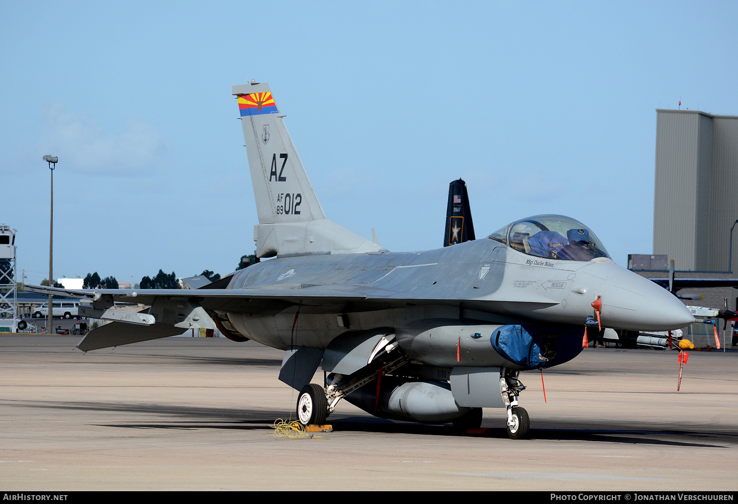 Aircraft Photo of 89-2012 / AF89-012 | General Dynamics F-16CM Fighting Falcon | USA - Air Force | AirHistory.net #216382