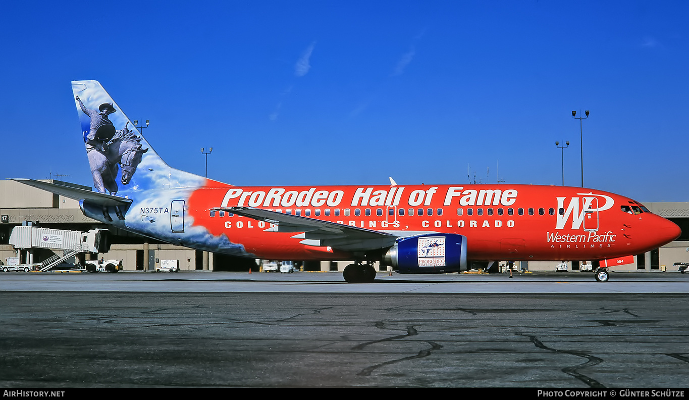 Aircraft Photo of N375TA | Boeing 737-3S3 | Western Pacific Airlines | AirHistory.net #216386