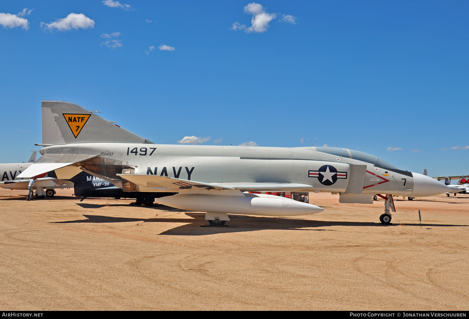 Aircraft Photo of 151497 / 1497 | McDonnell YF-4J Phantom II | USA - Navy | AirHistory.net #216400
