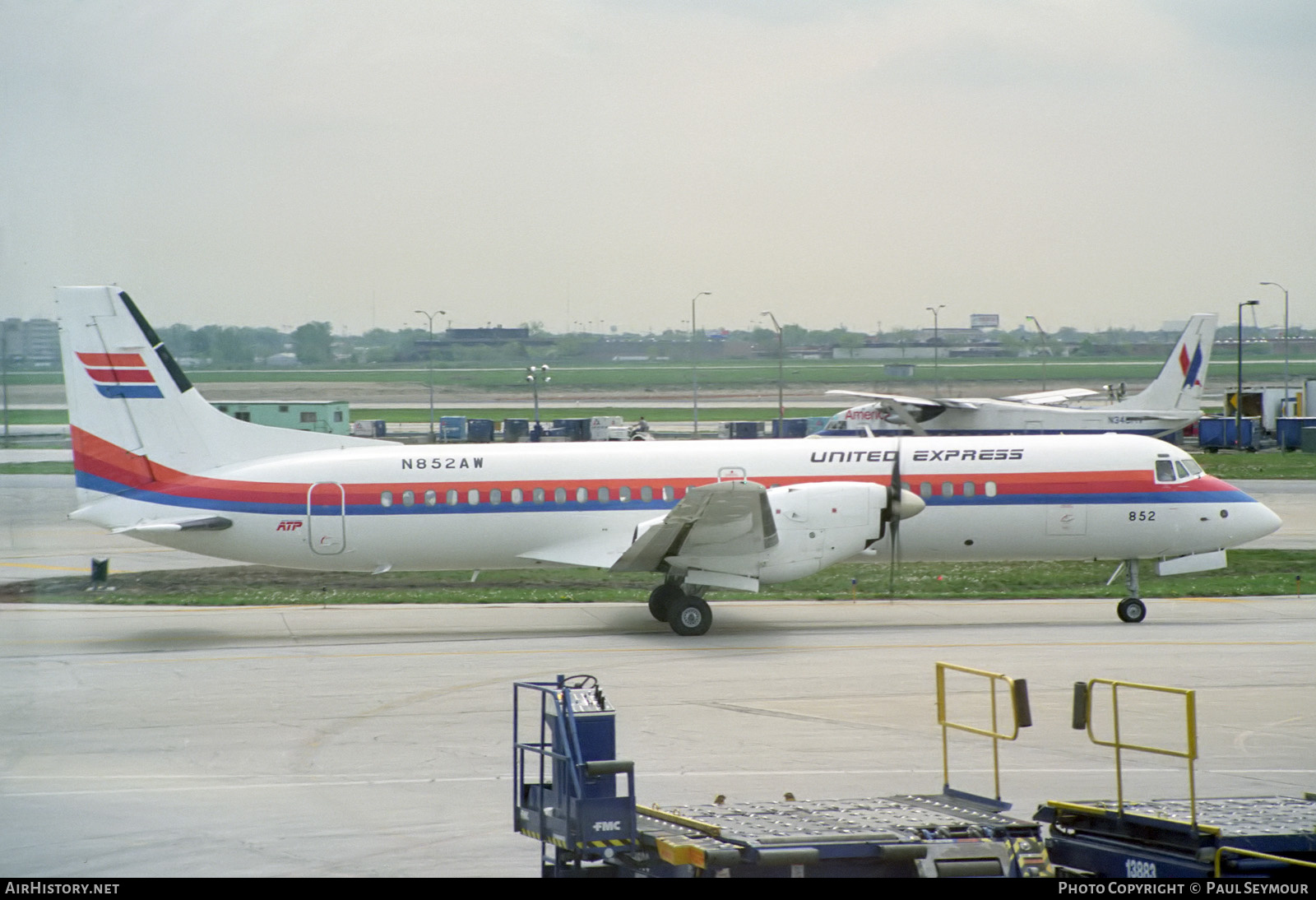 Aircraft Photo of N852AW | British Aerospace ATP | United Express | AirHistory.net #216423