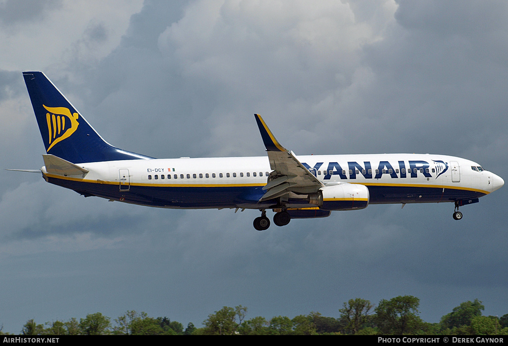 Aircraft Photo of EI-DCY | Boeing 737-8AS | Ryanair | AirHistory.net #216445