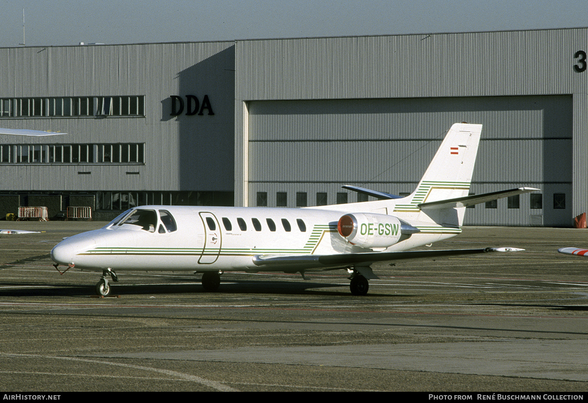 Aircraft Photo of OE-GSW | Cessna 560 Citation V | AirHistory.net #216452