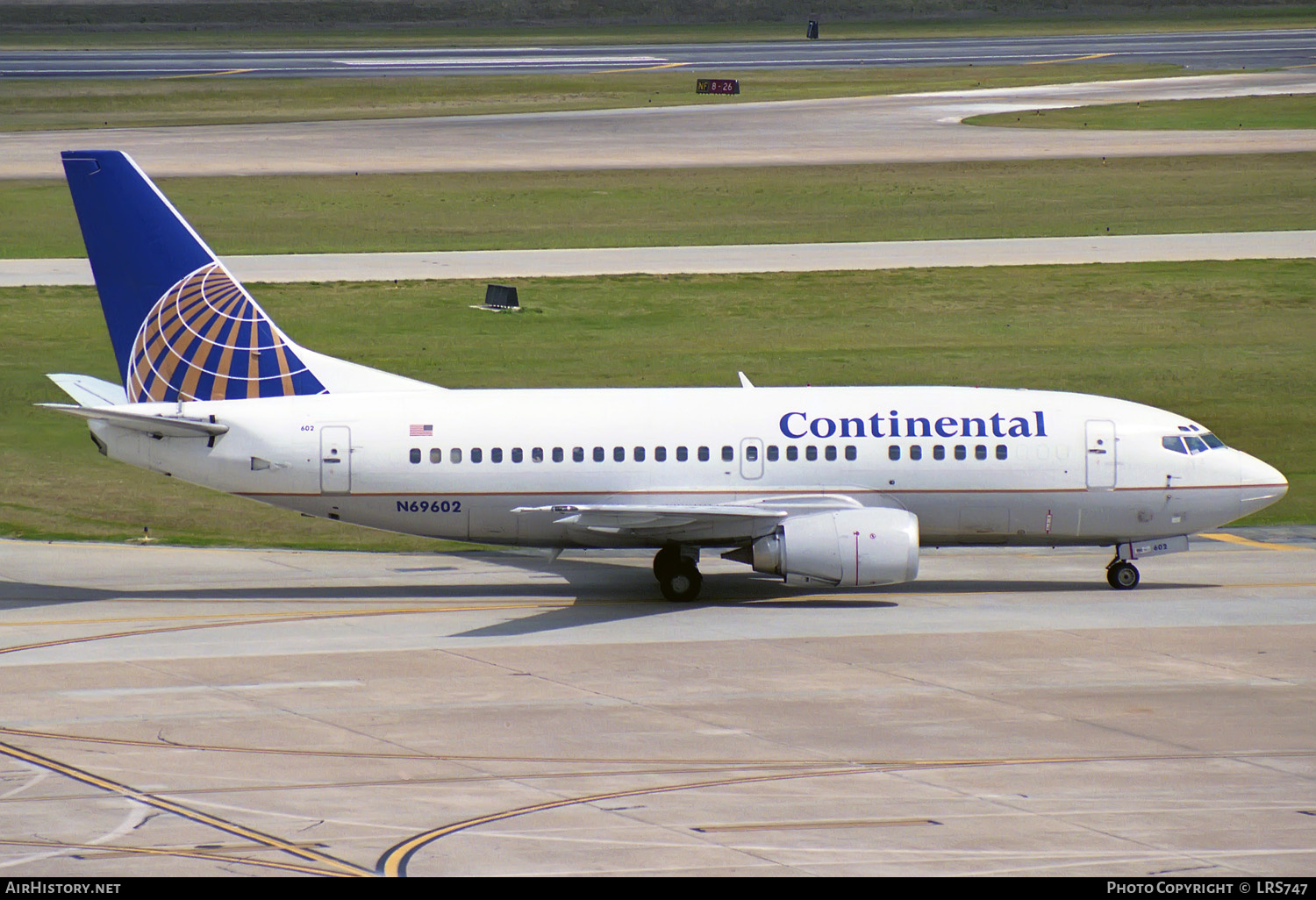 Aircraft Photo of N69602 | Boeing 737-524 | Continental Airlines | AirHistory.net #216500