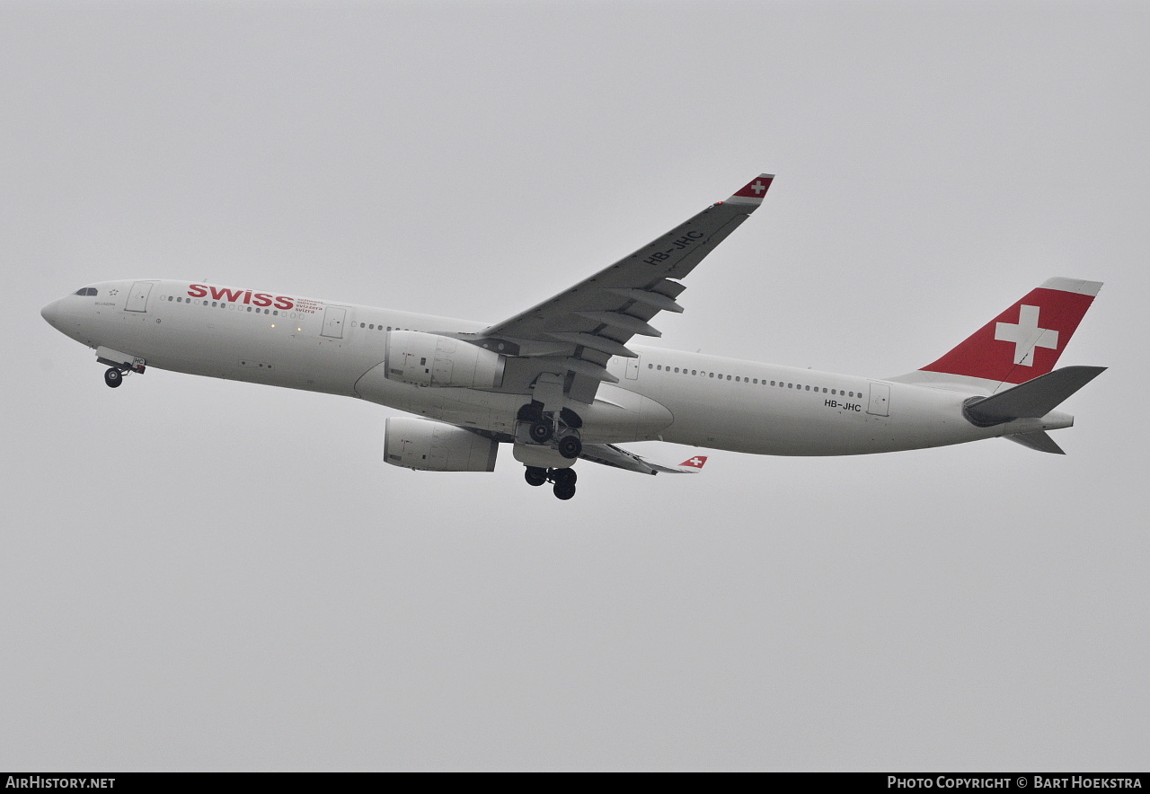 Aircraft Photo of HB-JHC | Airbus A330-343 | Swiss International Air Lines | AirHistory.net #216507