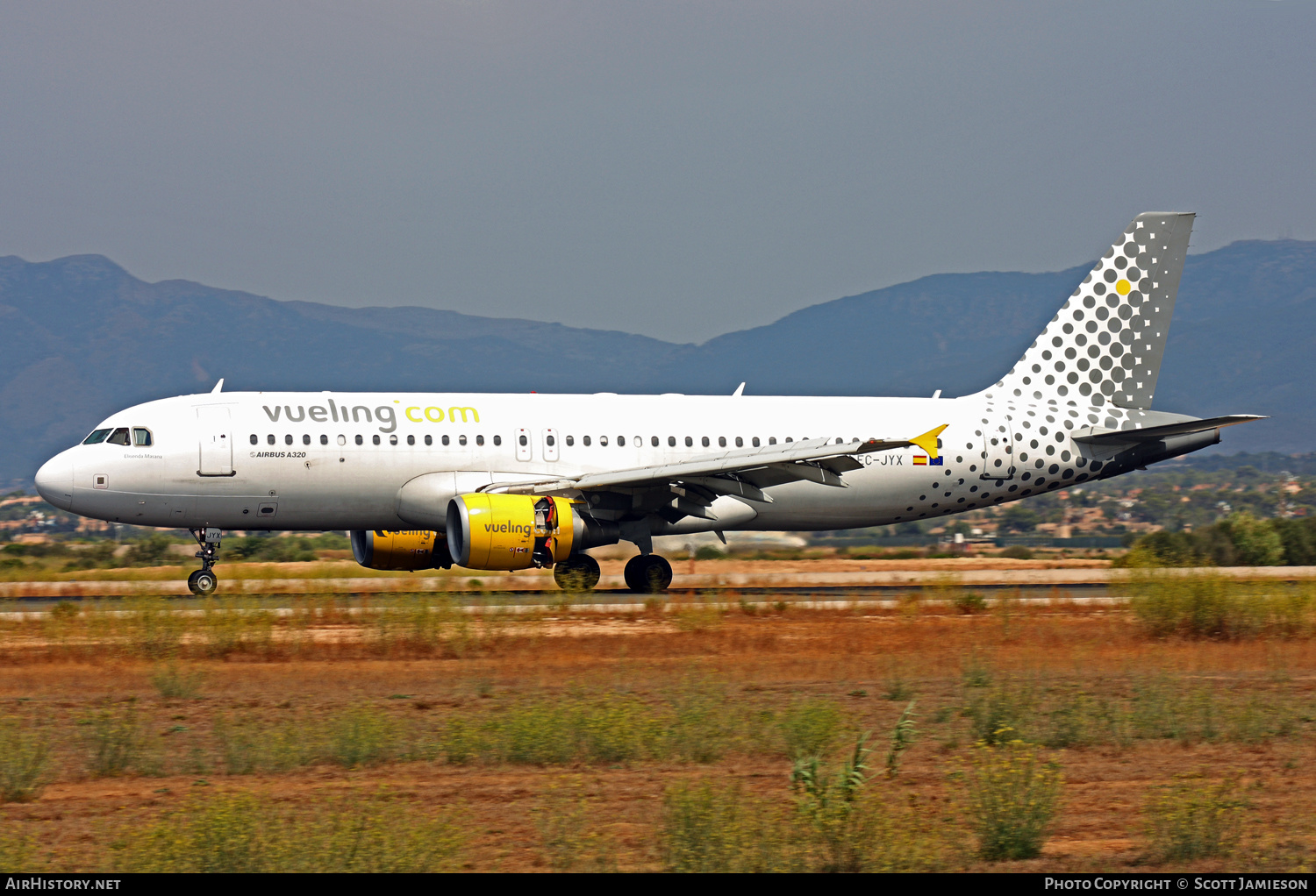 Aircraft Photo of EC-JYX | Airbus A320-214 | Vueling Airlines | AirHistory.net #216544