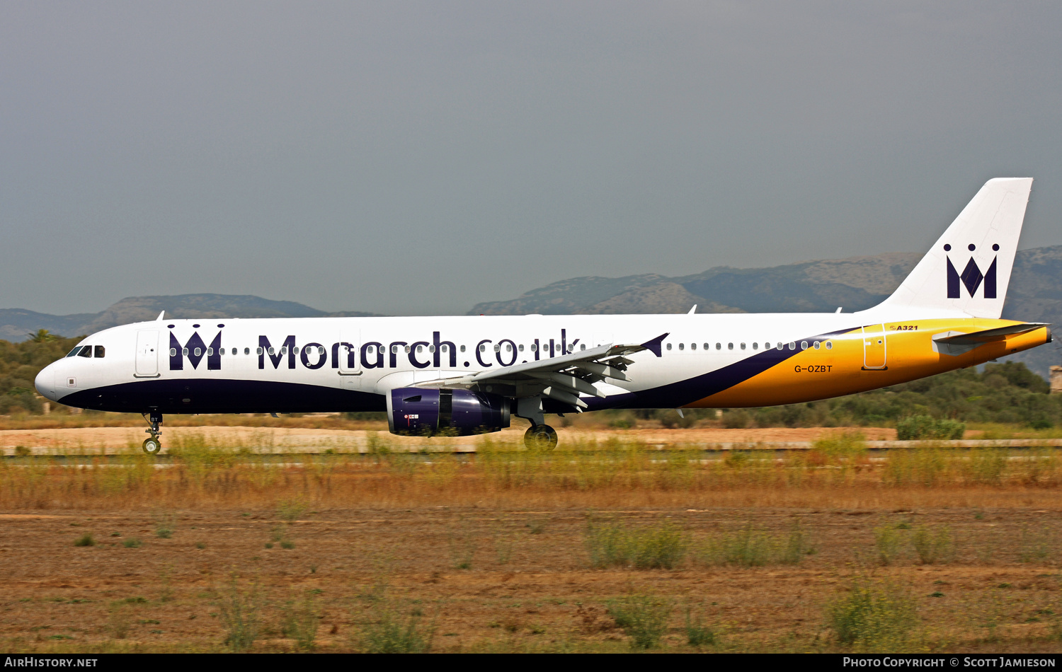 Aircraft Photo of G-OZBT | Airbus A321-231 | Monarch Airlines | AirHistory.net #216550