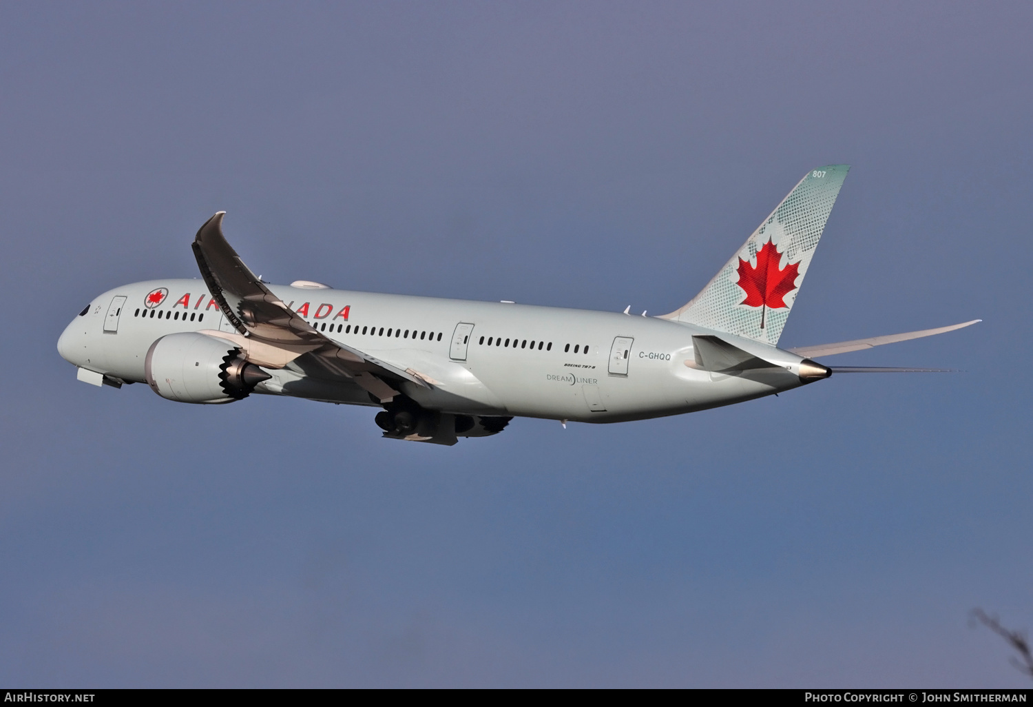 Aircraft Photo of C-GHQQ | Boeing 787-8 Dreamliner | Air Canada | AirHistory.net #216558